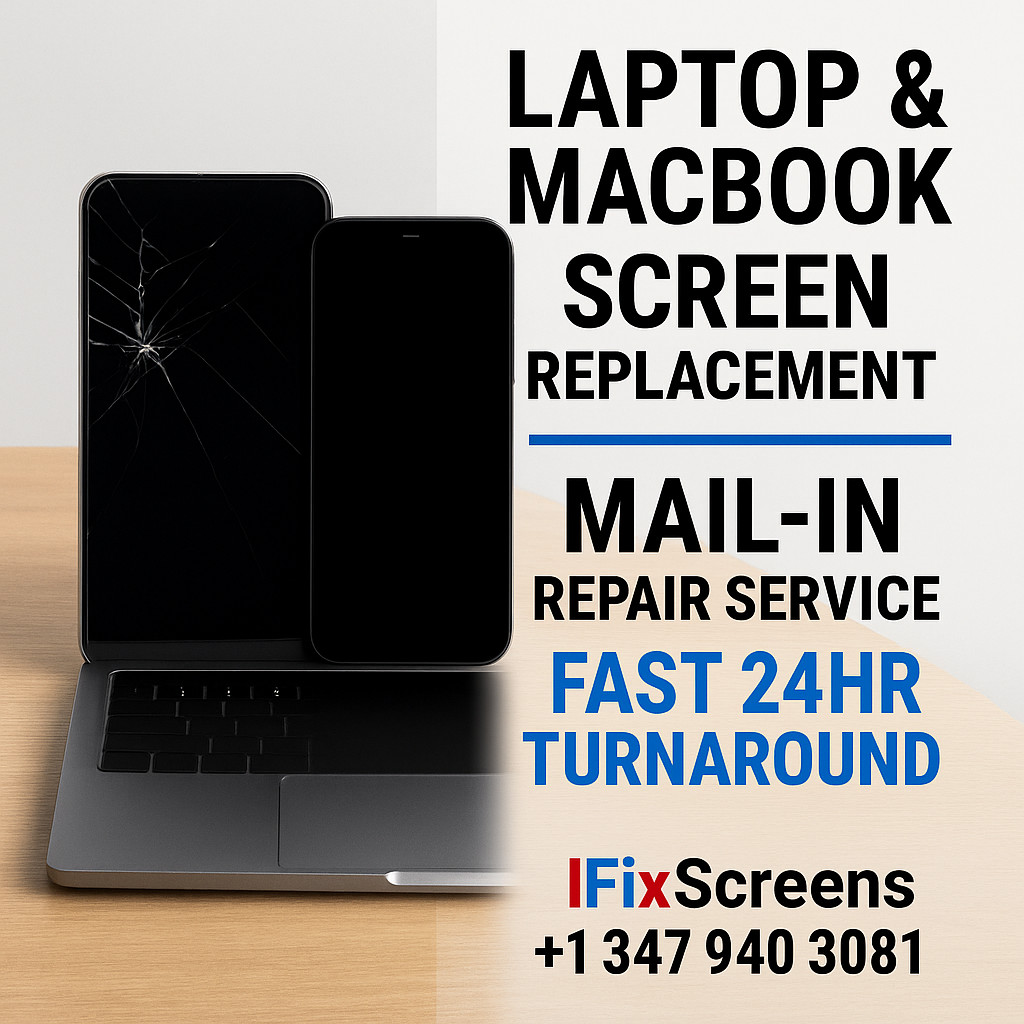 Laptop & MacBook Screen Replacement – Mail-In Repair Service – Fast Turnaround