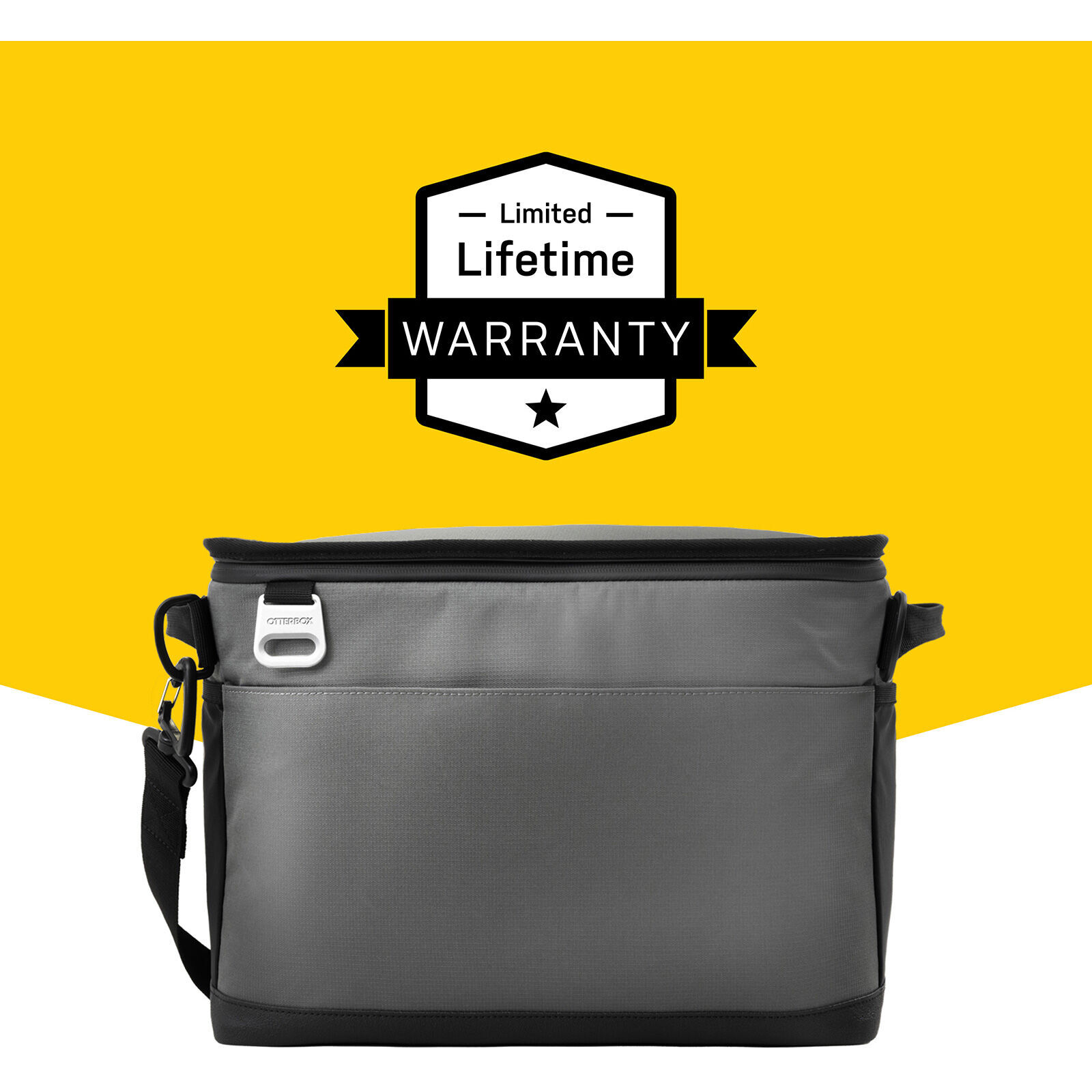 OtterBox Soft Flip Top Cube Cooler w/Ice Pack - Grey Rock