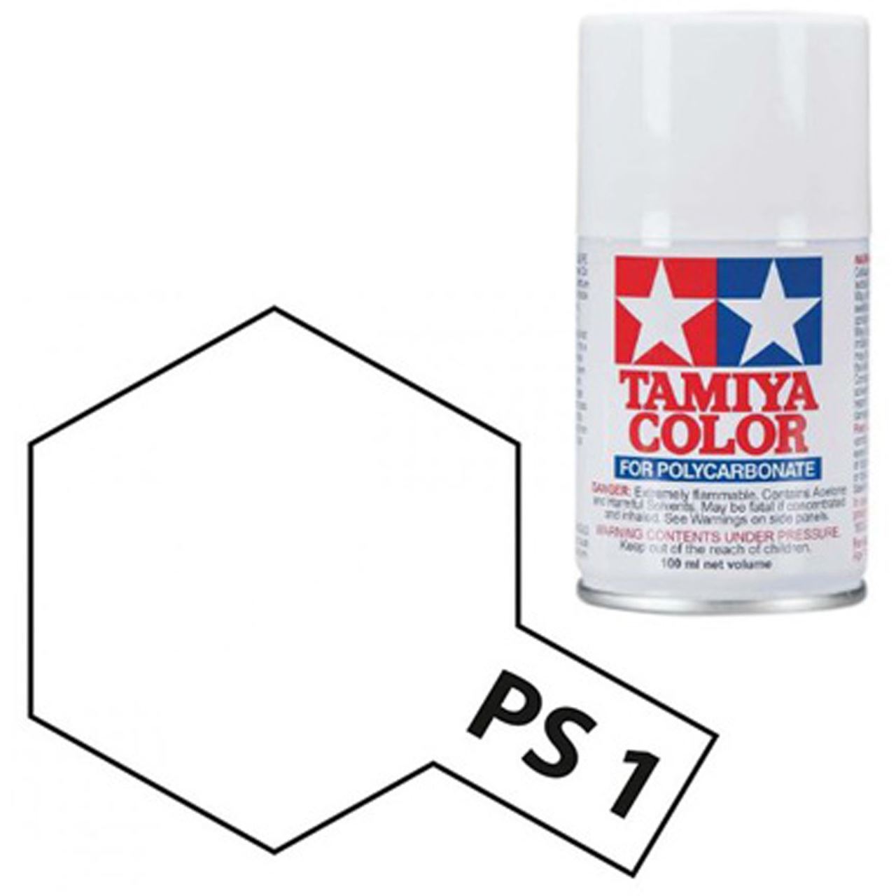 TAMIYA TAM86001 Polycarbonate PS-1 White