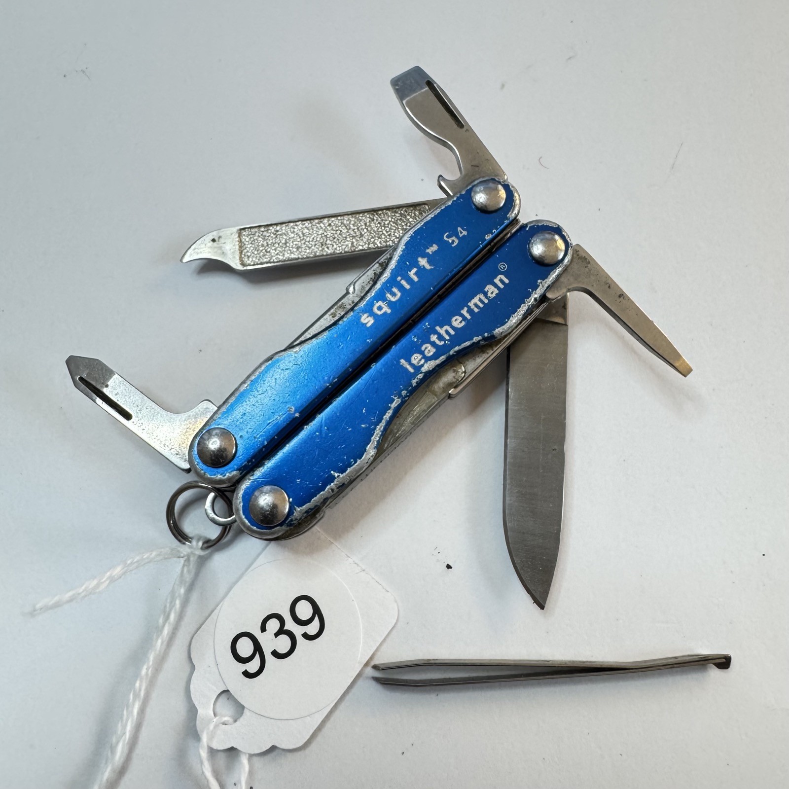 Leatherman Squirt S4 Multi Tool Multifunction Pocket Knife EDC Blue #939