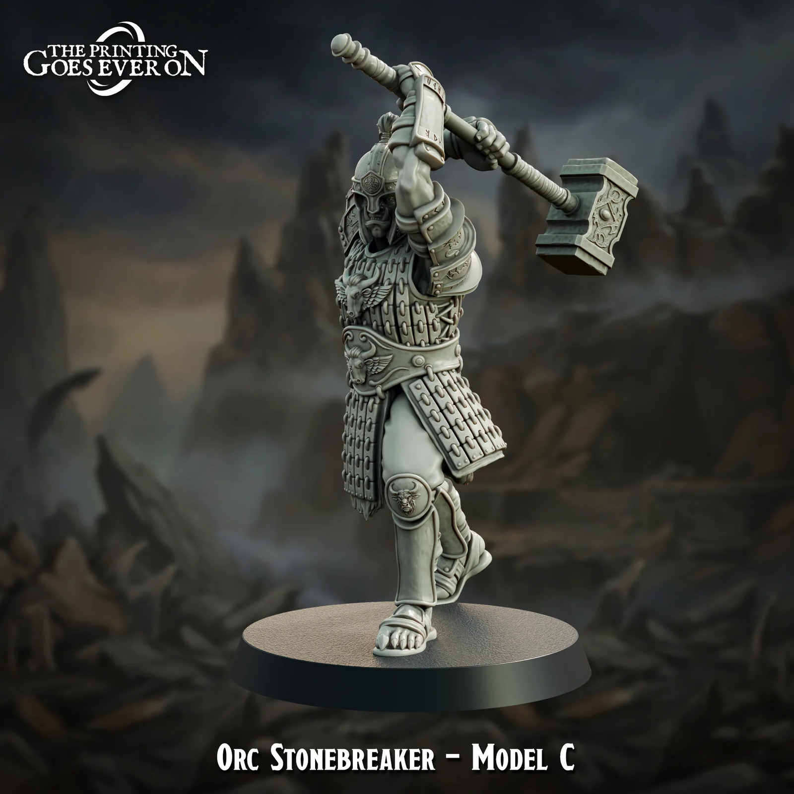 Orc Stonebreakers - Resin Tabletop Miniature