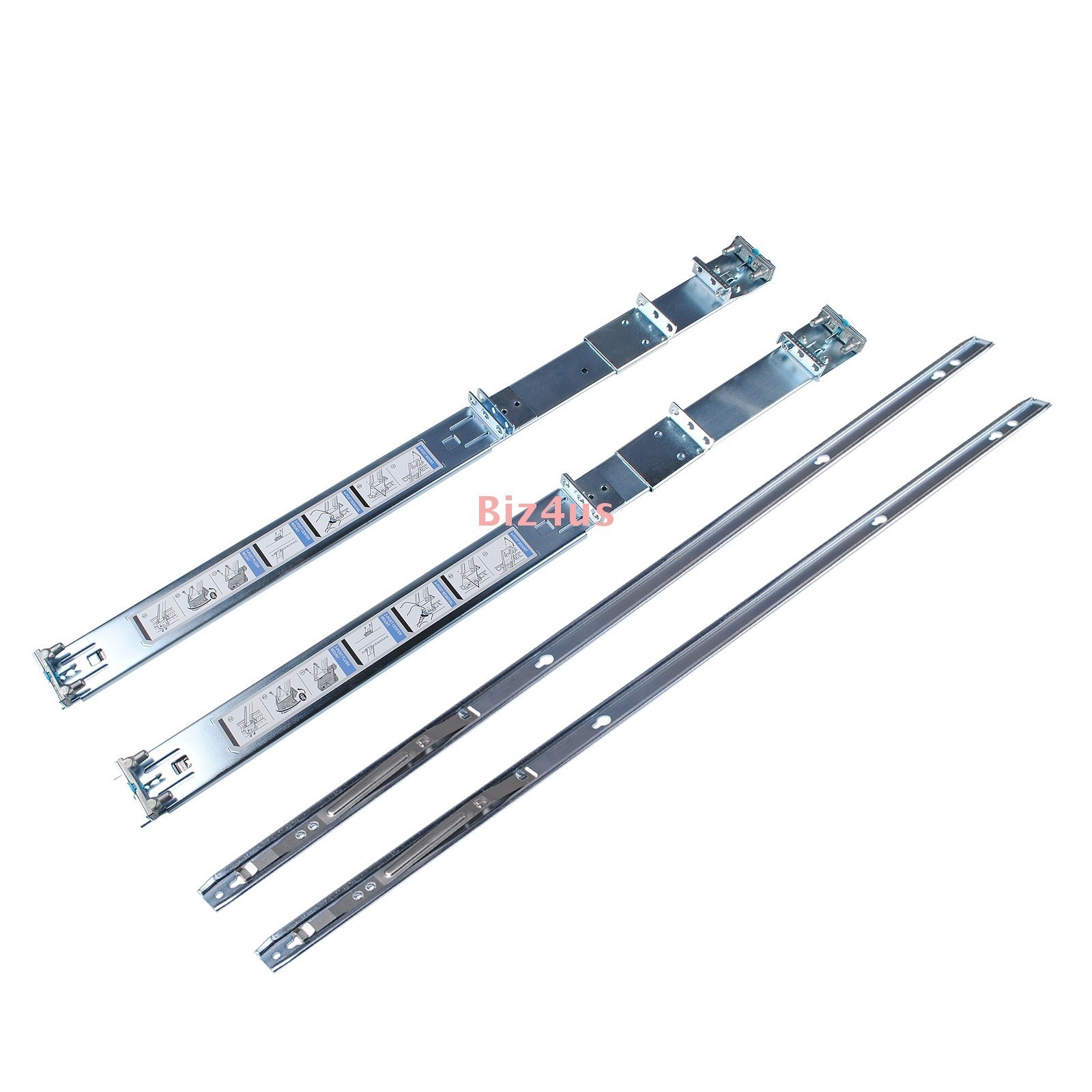 New For Dell PowerEdge R650 R660 R6515 R6625 1U Static Ready Rails Kit 0MF3D9
