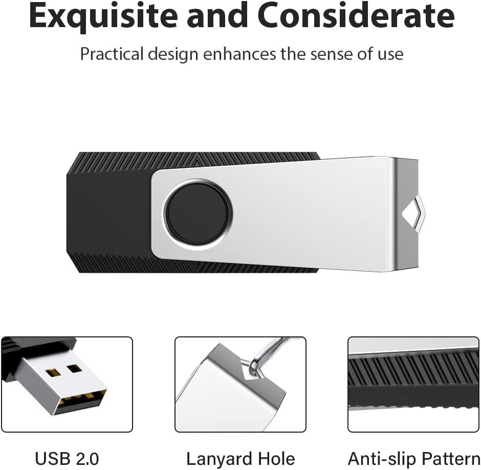 Durable 32GB USB Flash Drives - Perfect for Work, School & Travel Needs