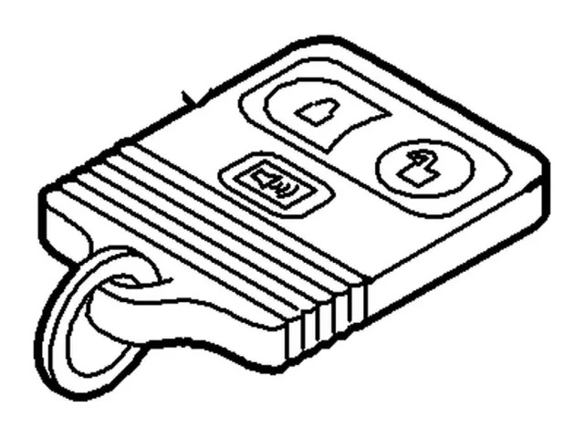 Genuine Ford Keyless Entry Transmitter 8L3Z-15K601-B