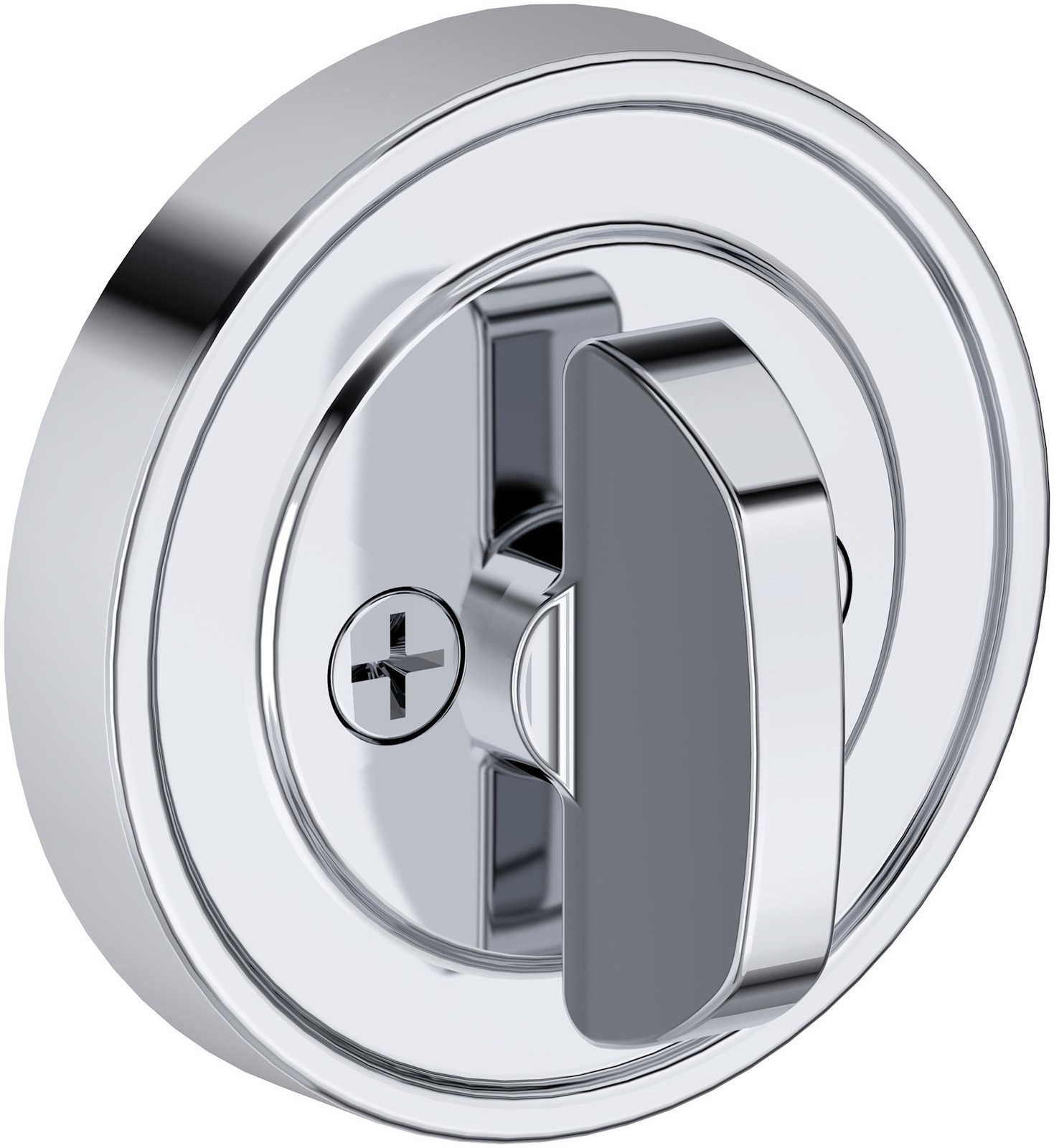 Baldwin SC.RRD Recessed Round Solid Brass Single Cylinder Keyed - Brass