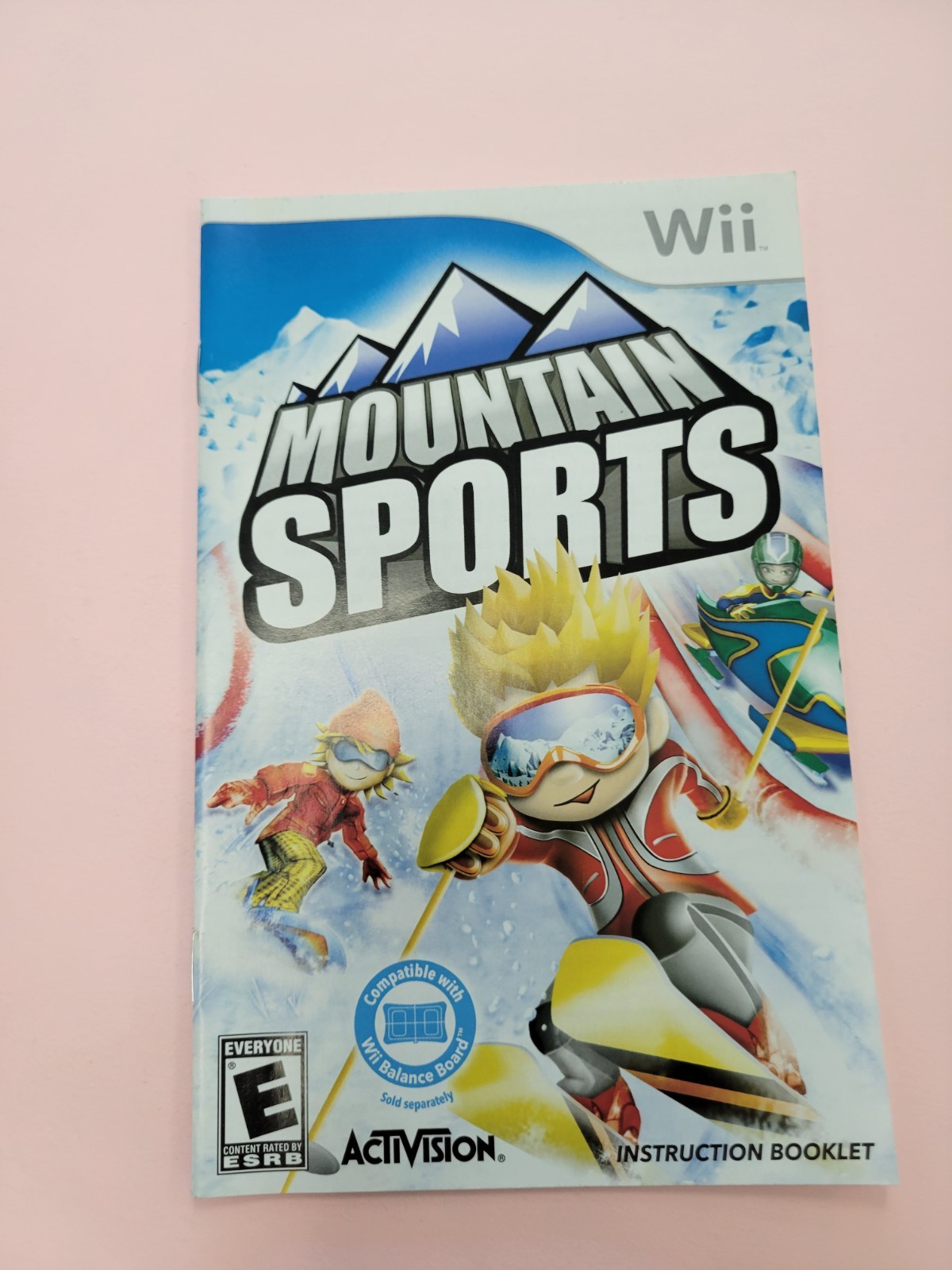 Mountain Sports (Nintendo Wii, 2009) Manual Only