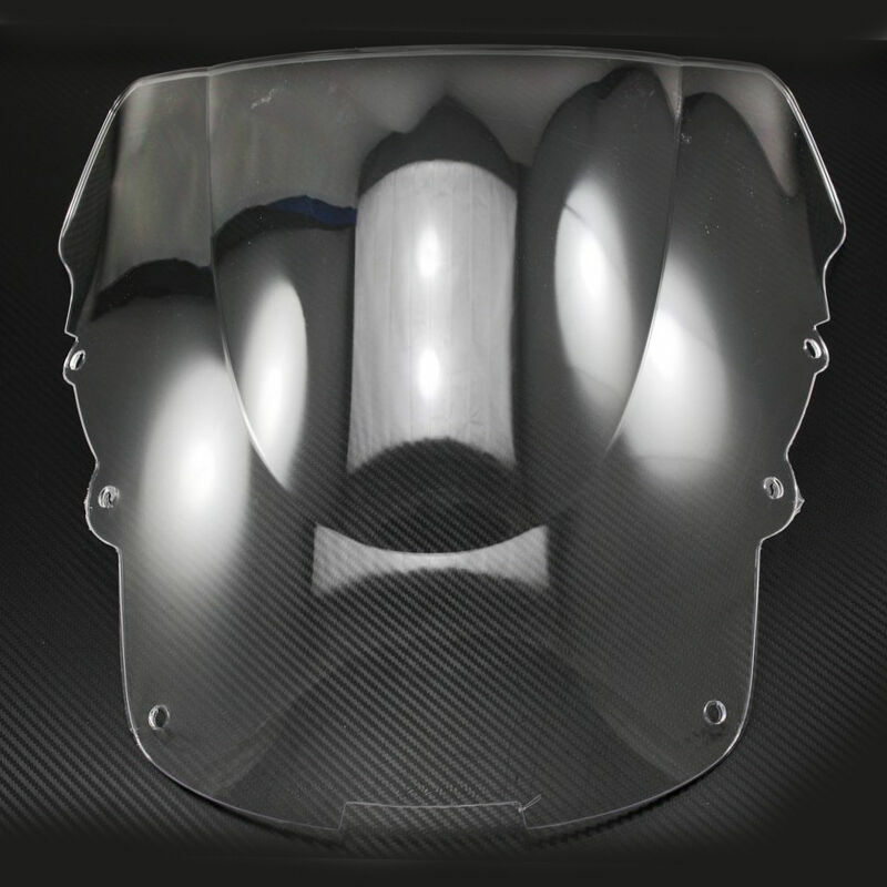 Clear Double Bubble Windscreen Windshield ABS For Honda CBR1100XX 1996-2007