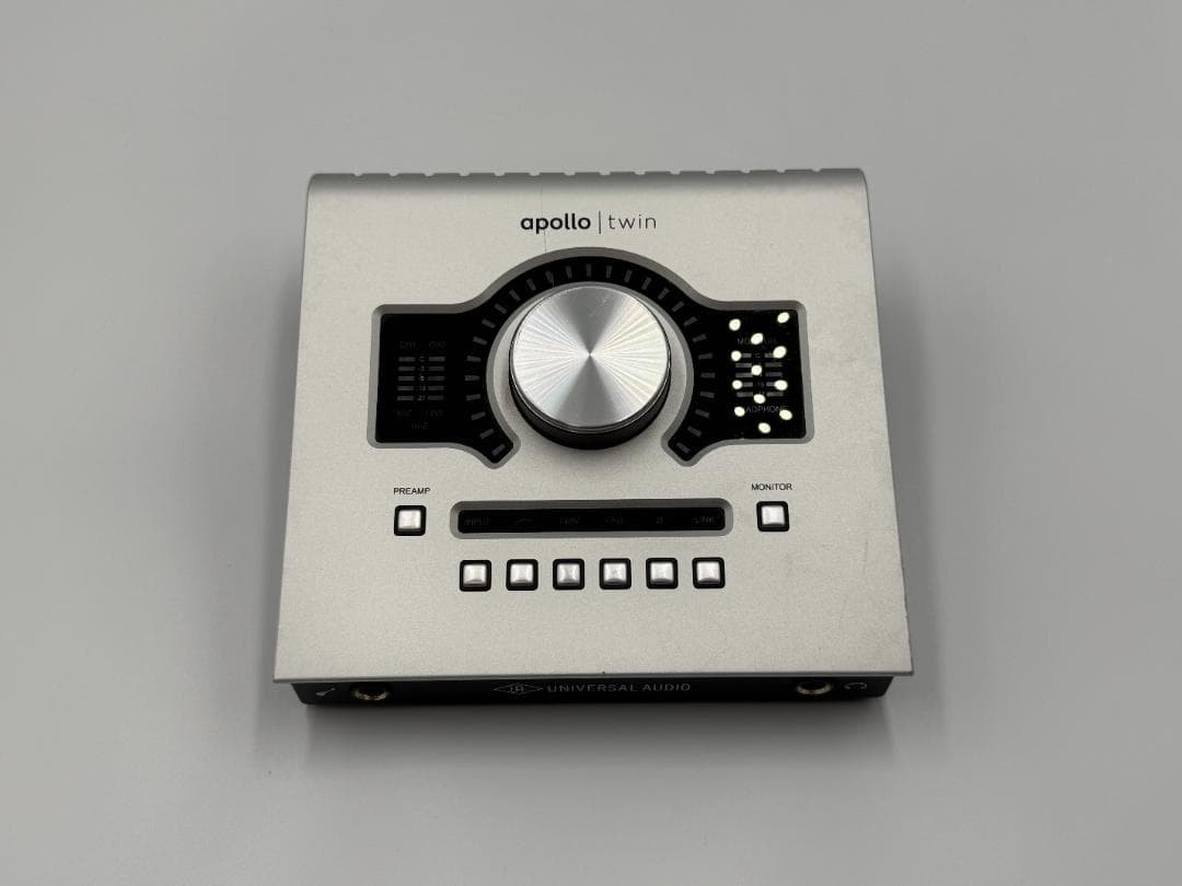 Universal Audio Apollo Twin DUO Thunderbolt Audio Interface 2-Ch Preamp Used