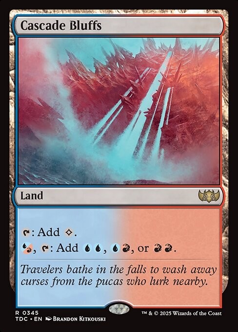 Cascade Bluffs 345 R Normal TDC MTG NM