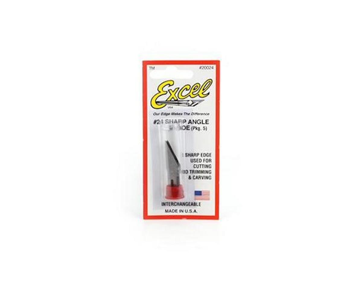 Excel #24 Sharp Angled Deburring Replacement Blades (5) [EXL20024]
