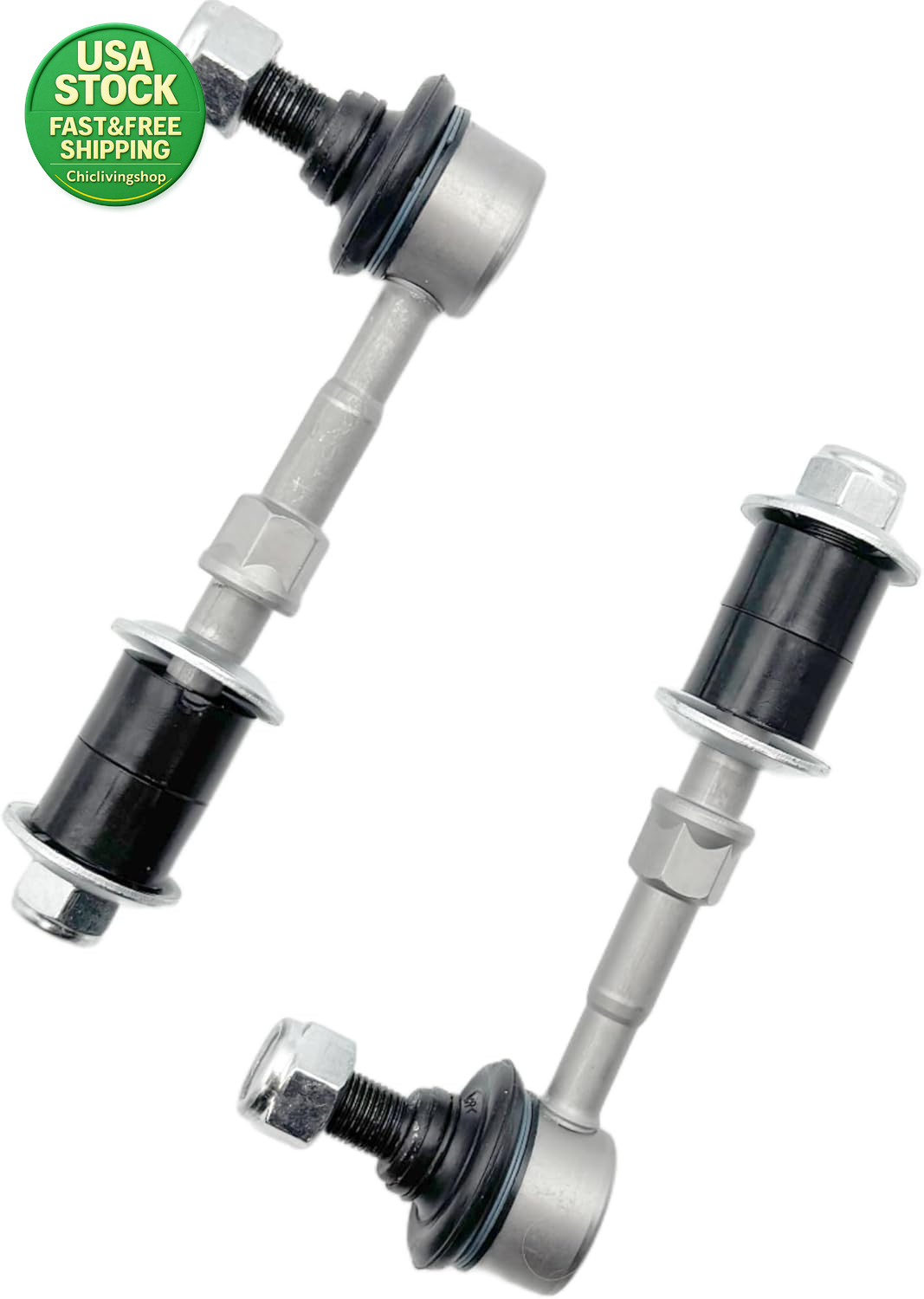 Zinc-Nickel Alloy Rear Sway Bar Links Fit 2006-2018 Toyota RAV4 Lexus NX2021 -
