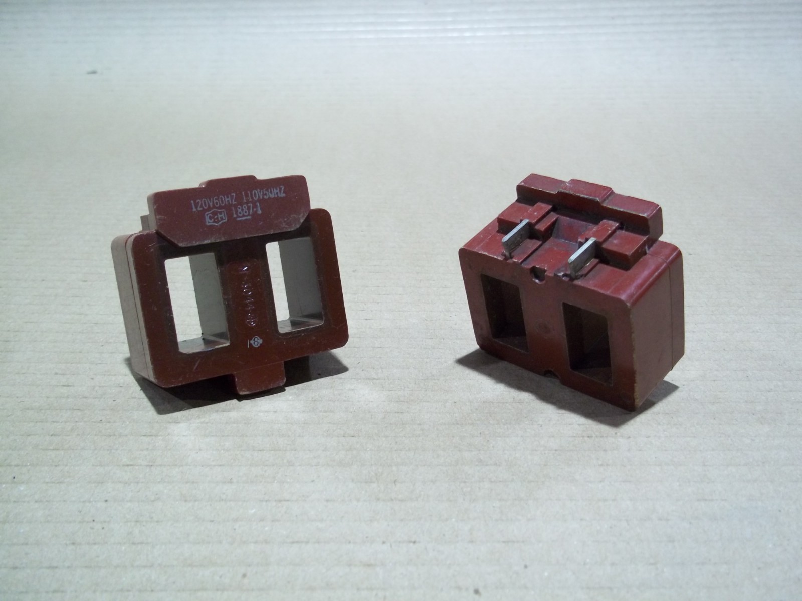 Lot of 2 CUTLER HAMMER 1887-1 COIL 120V 60 CYCLE 110V 50 CYCLE