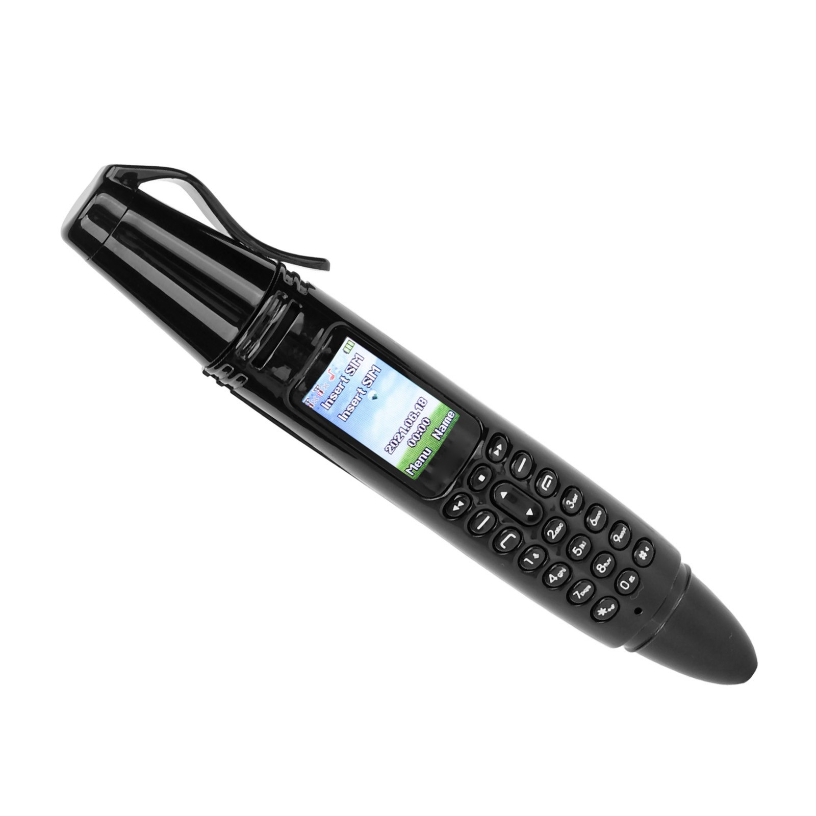 Pen Mini Cell Phone Dialer 0.96 Tiny Screen Mobile Phone Support GSM
