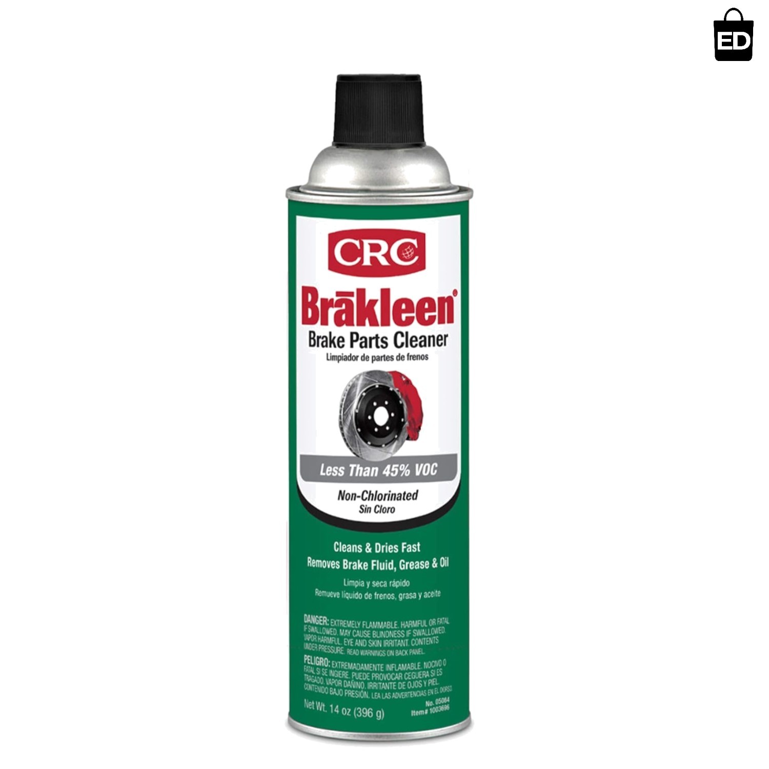 CRC 05084 Brakleen Non-Chlorinated Brake Parts Cleaner 14oz.
