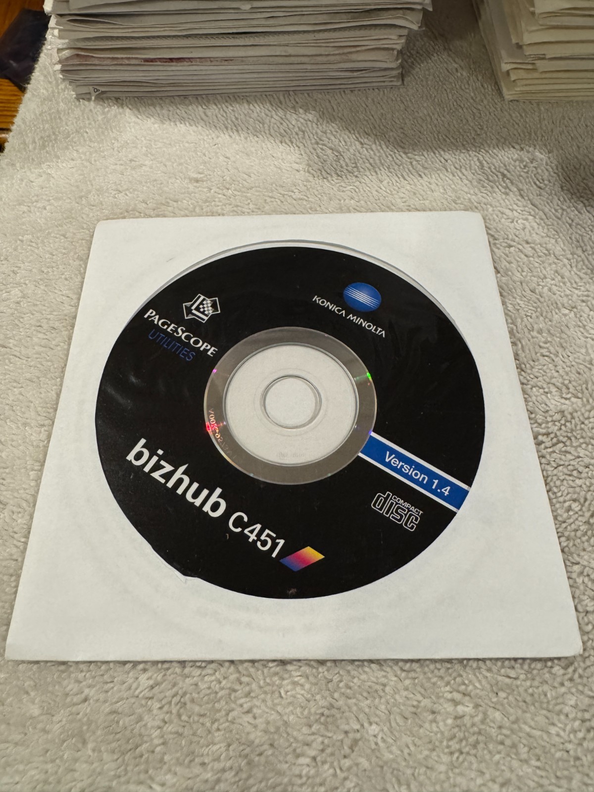 Konica Minolta PageScope Utilities Version 1.4 - CD ONLY IN VERY GOOD CONDITION!