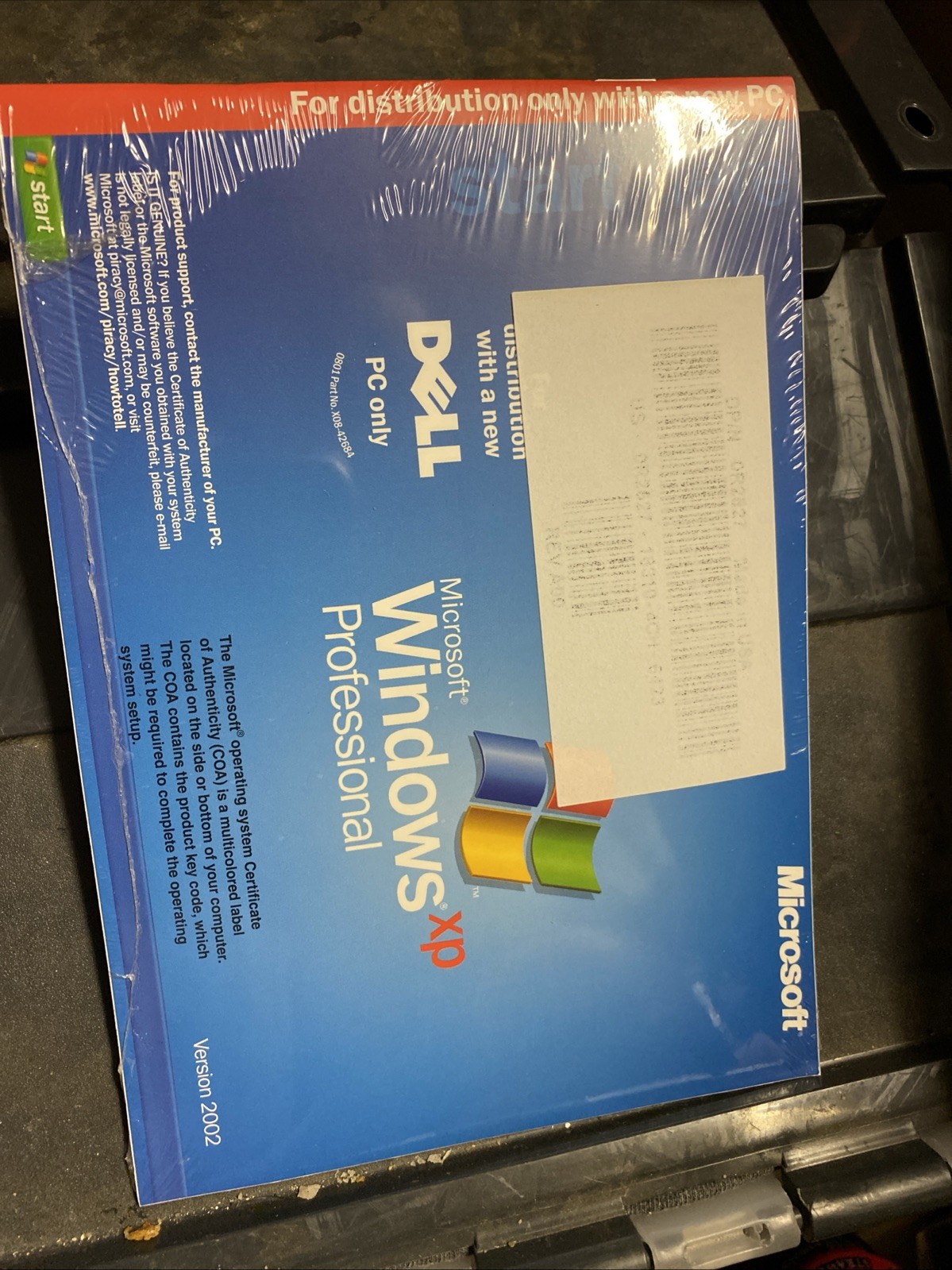 Microsoft Windows XP Professional OEM CD-ROM Operating System, English 1pc 2002