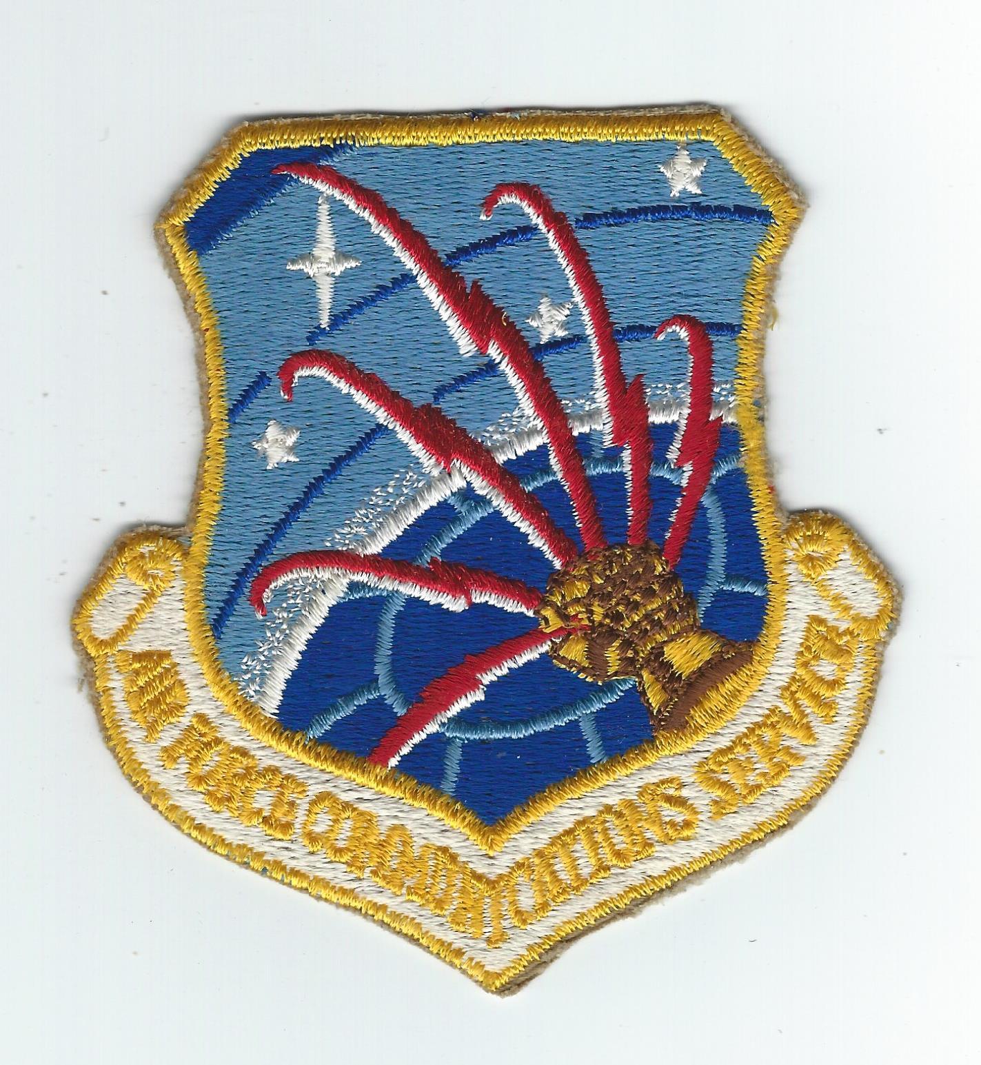 1950s-60s AIR FORCE COMMUNICATIONS SERVICE #1 patch