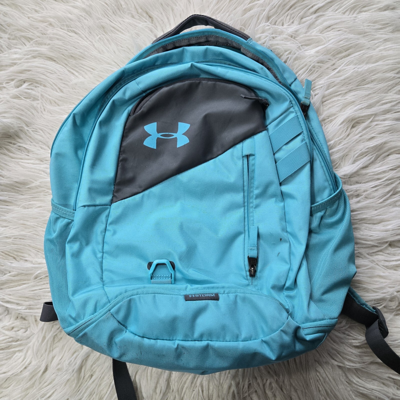 Under Armour Storm Backpack Teal Aqua Book Bag School Laptop