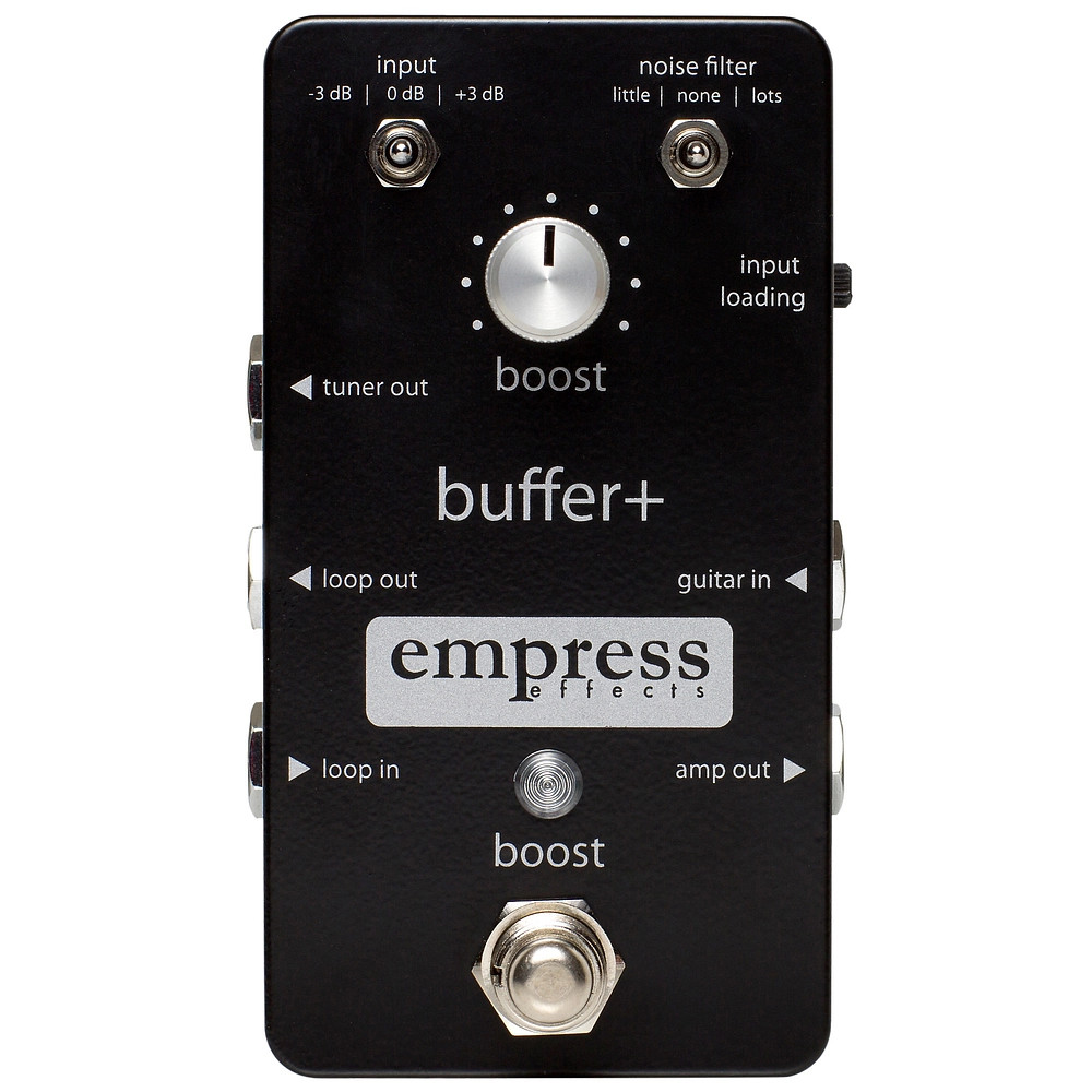 Empress Effects Buffer+ Analog IO Interface Guitar Pedal with Switchable Boost