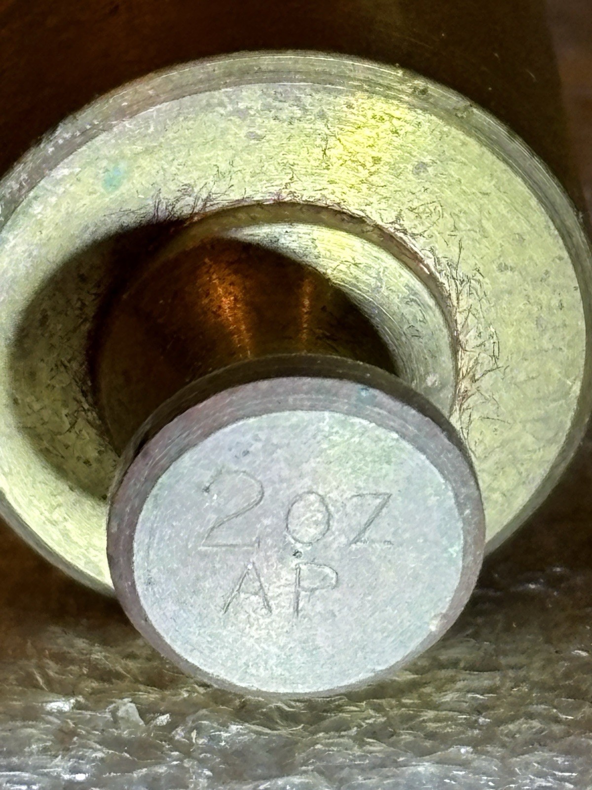 2 oz. AP - Paris Replacement Brass Scale Weight Vintage