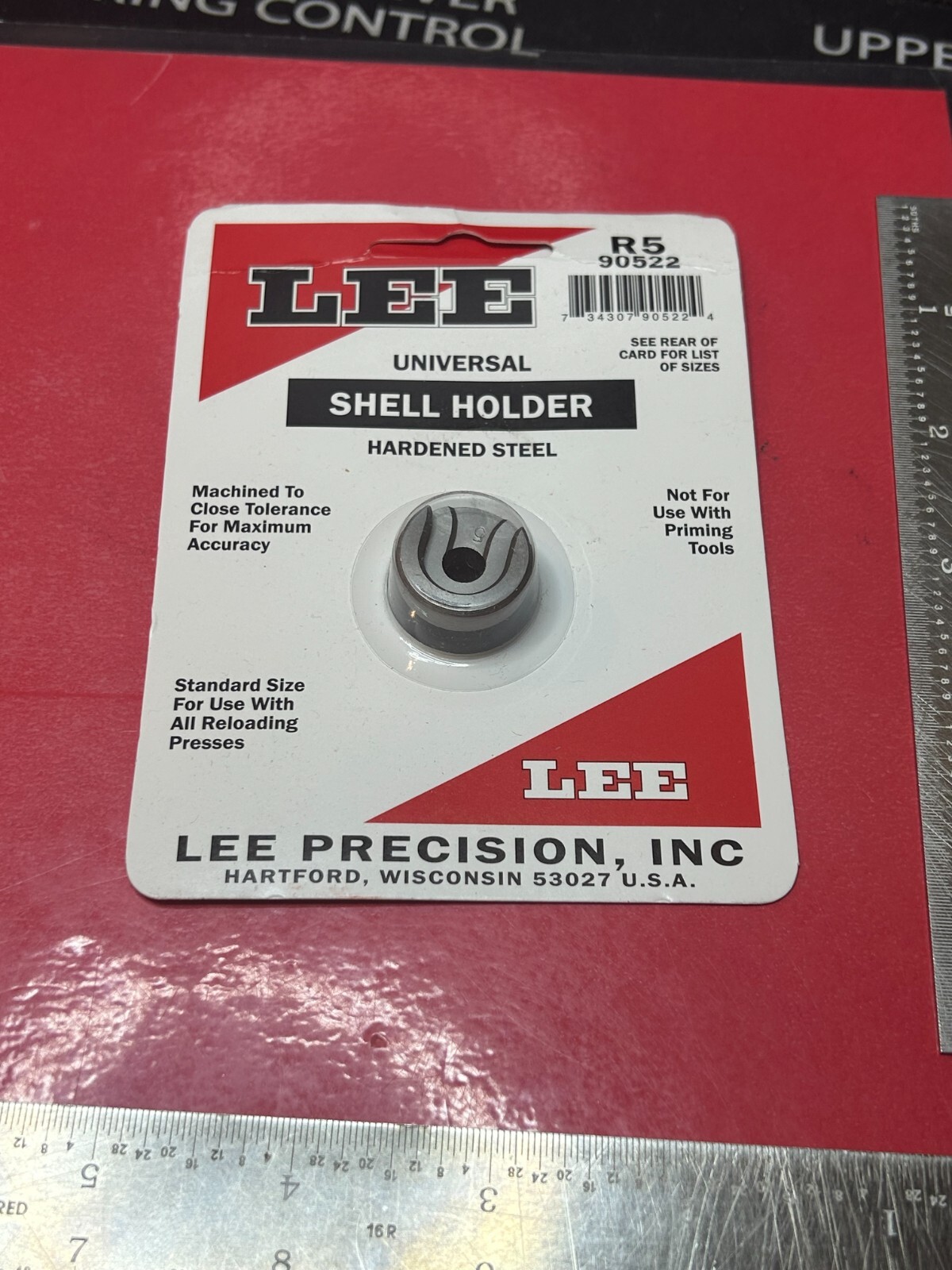 Lee #5 Universal Shell Holder for .300 WIN MAG, .338 WIN MAG, plus more. (NEW)