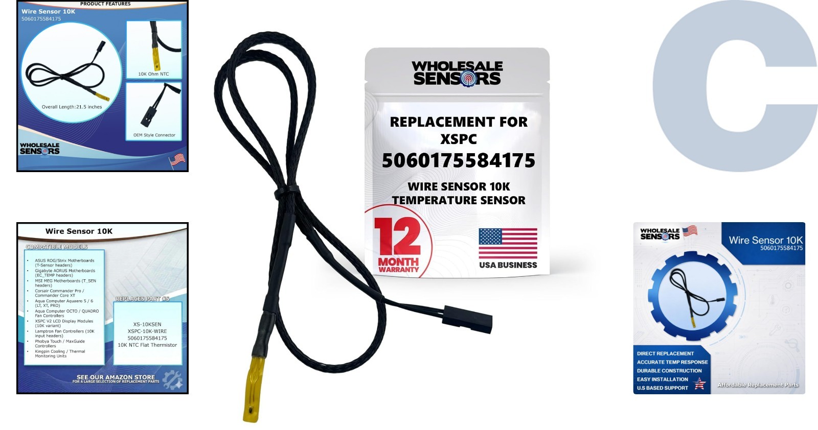 10K Temperature Sensor Replacement for XSPC - Accurate & Durable Solution