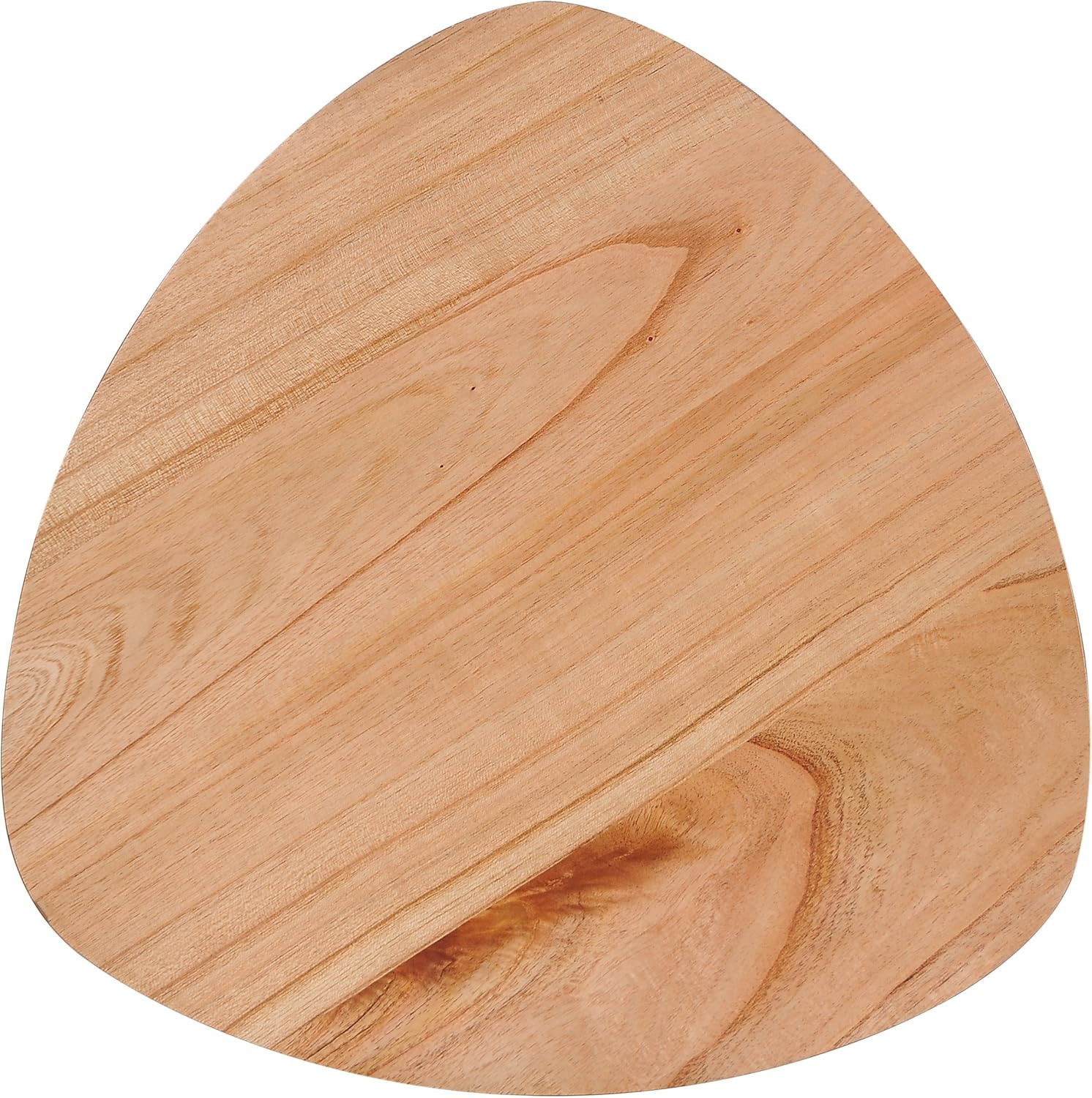 Naja Wood End Table, Natural Finish
