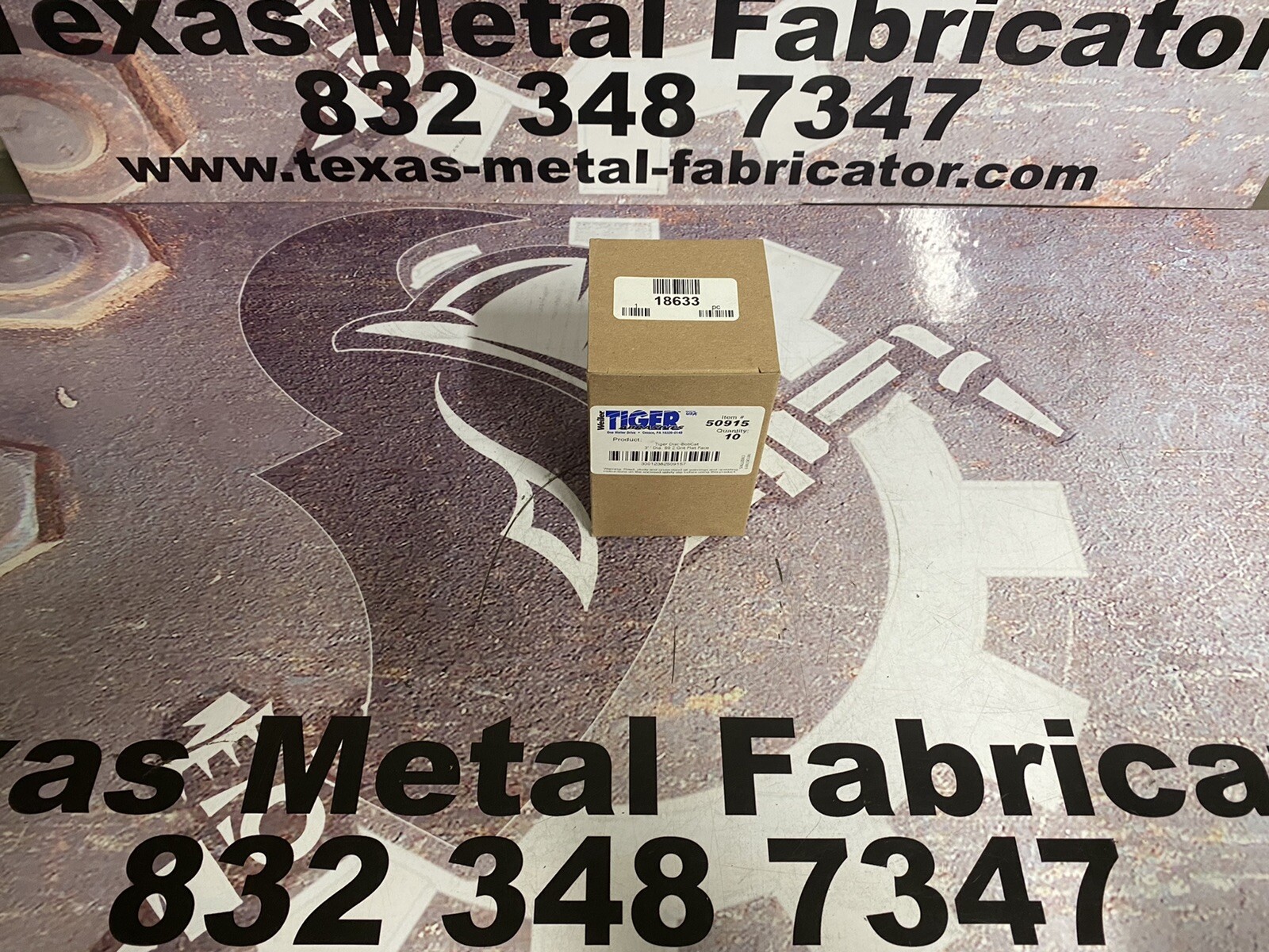 Tiger 50915 Disc-Bobcat 3” Dia. 802 Grift Flat Face Qty. 10