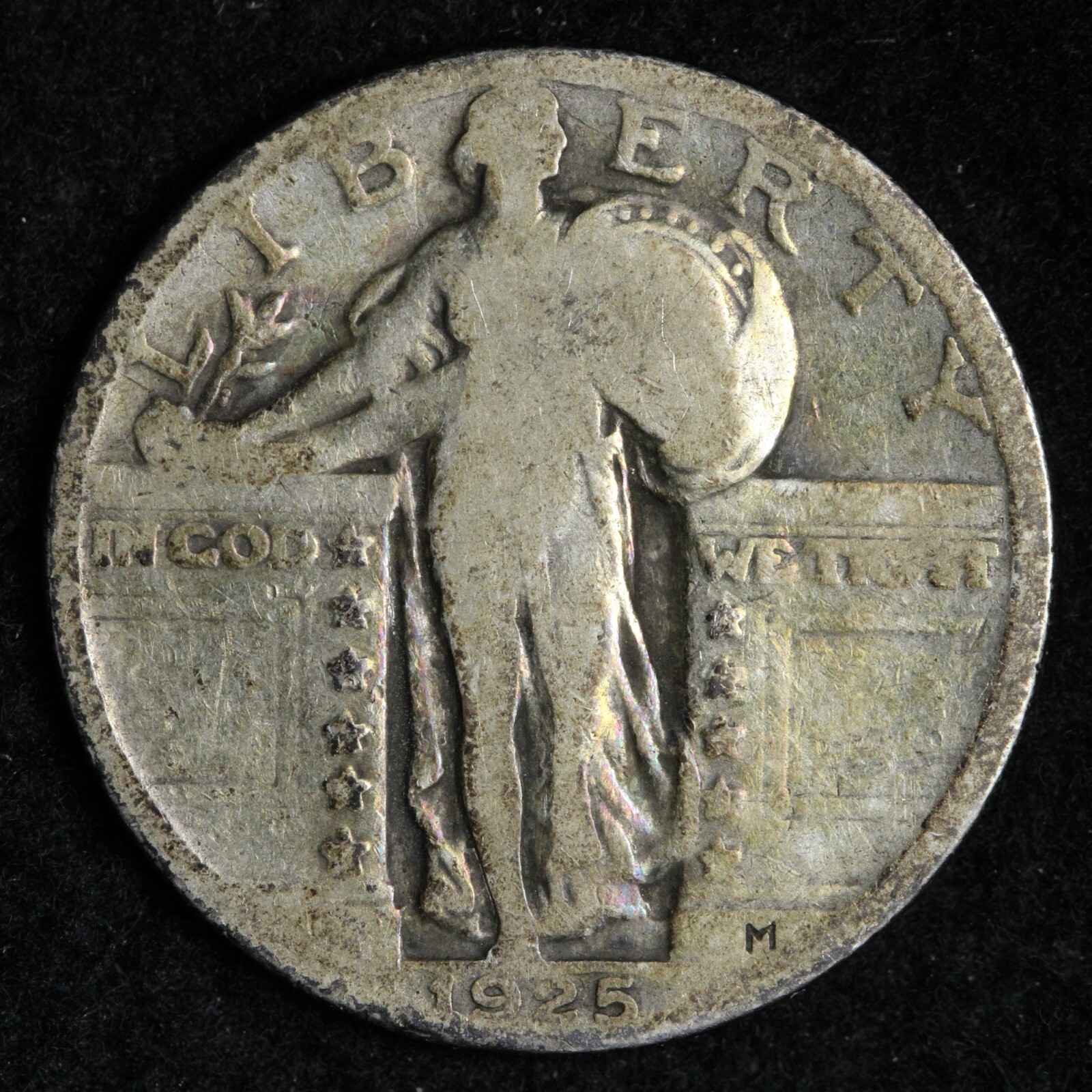 1925 Standing Liberty Silver Quarter E293 ZM