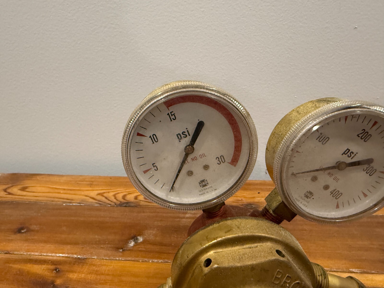 Brooklyn NY Acetylene Oxygen Brass Regulator S-S Co.