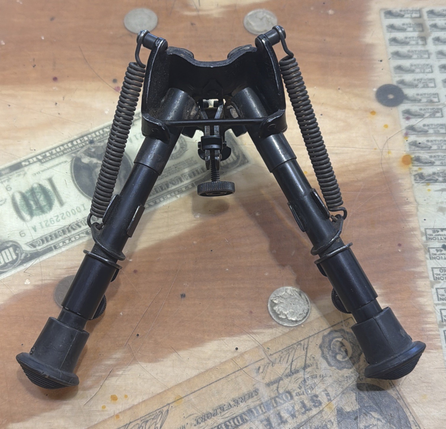 Harris Engineering BRM 6-9 Swivel Mount Bipod With Notch Legs