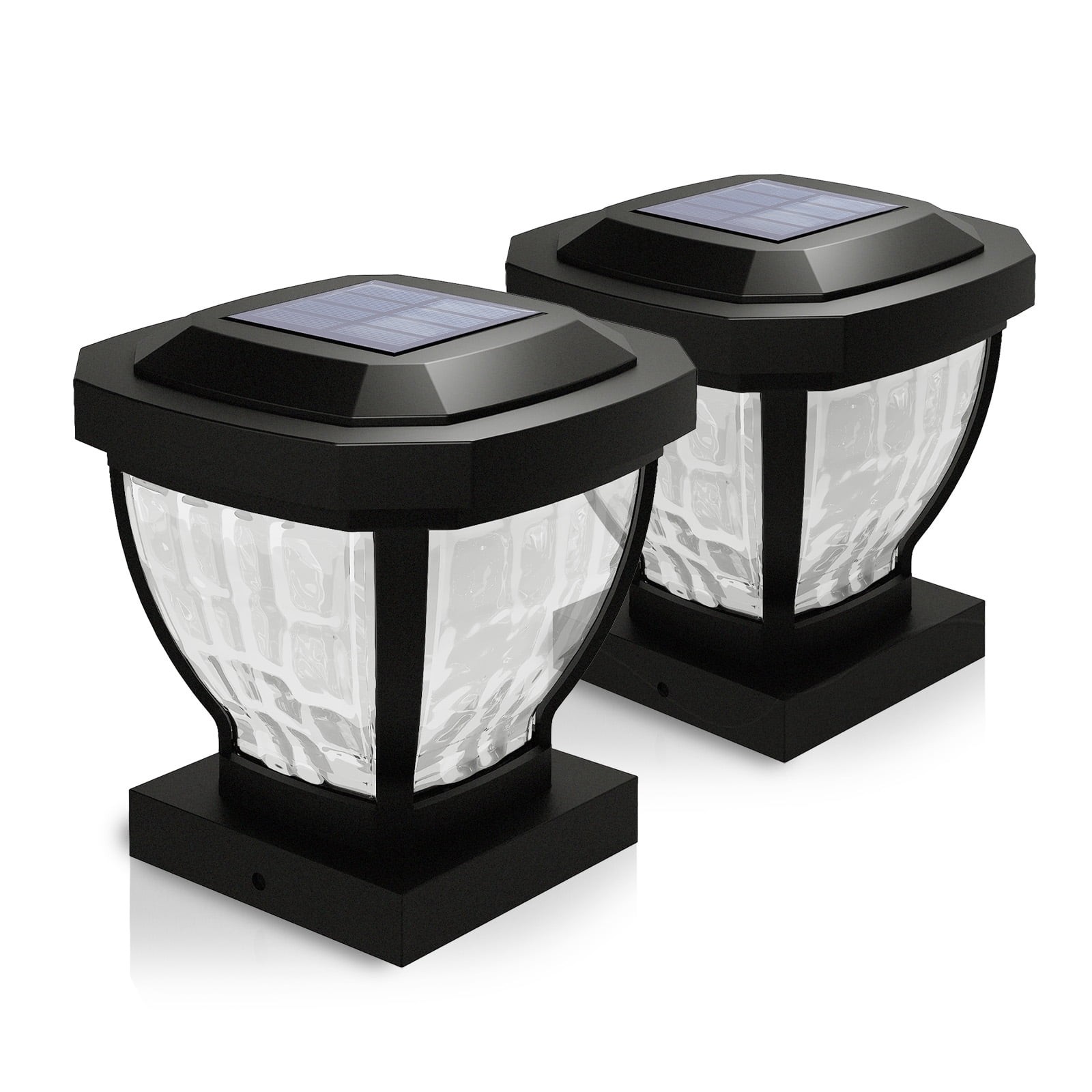 Security ELI0961V 12-Lumen-Each 4 x 4 Solar LED Post Cap Lights, 2 Pack