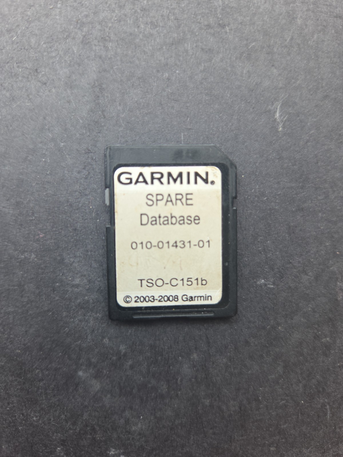 Garmin Spare Database Card 010-01431-01