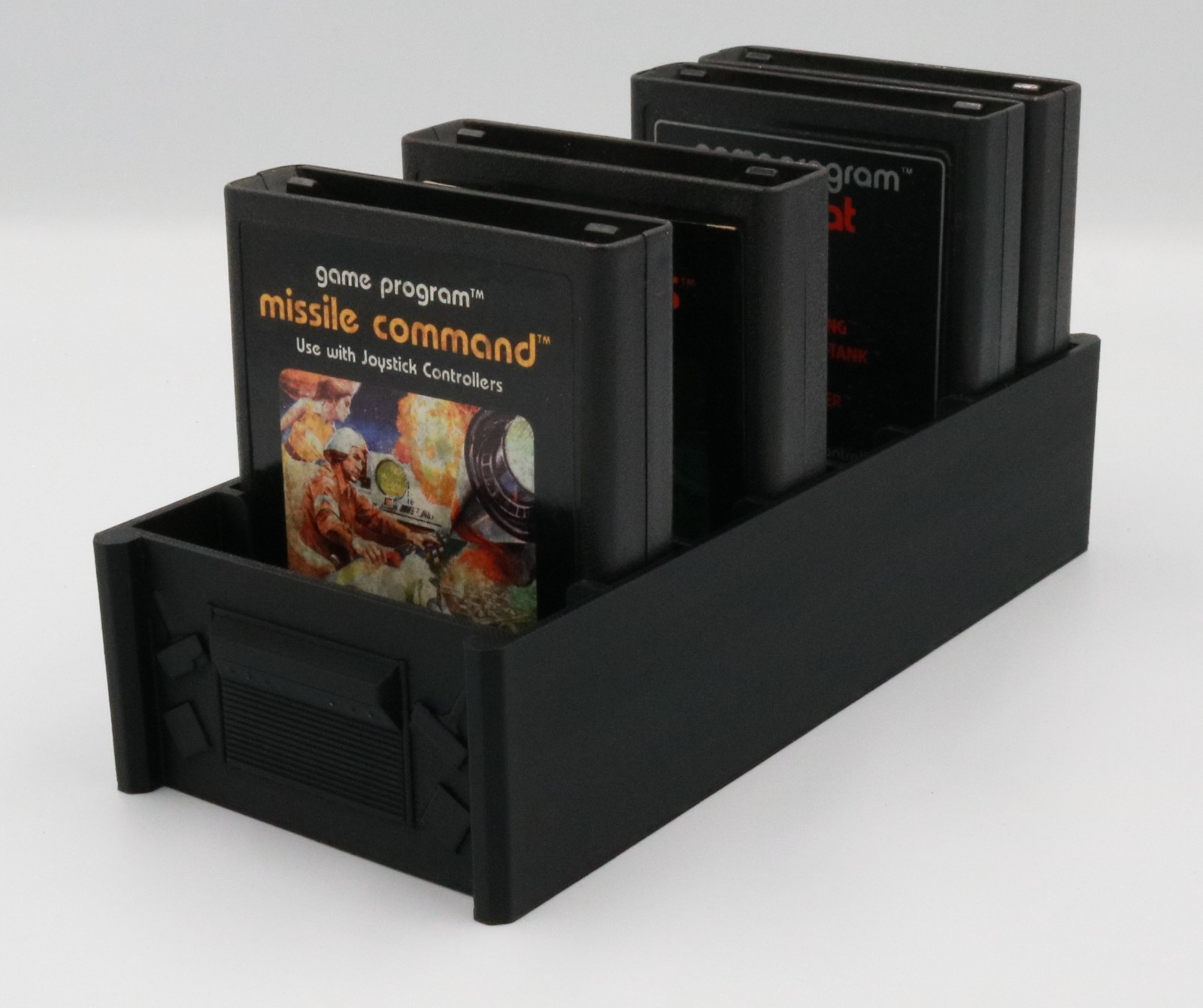 Atari 2600 Compatible Game Tray Holder - Holds 8 Cartridges