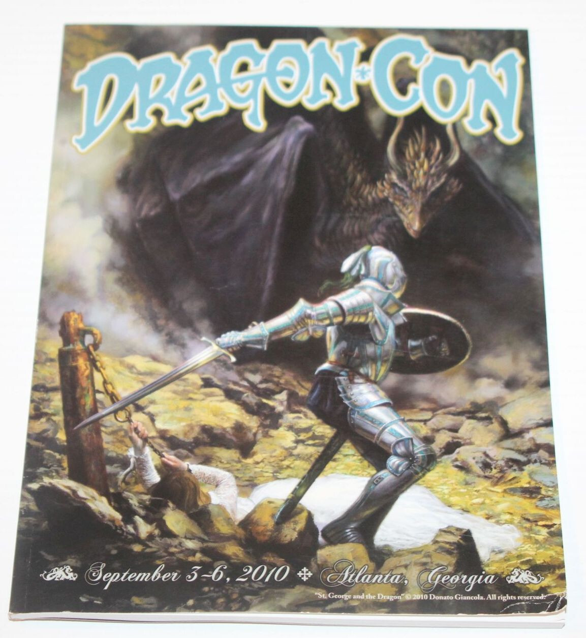 Dragon Con Convention Program 2010 - Donato Giancola Cover, Stan Lee, Neal Adams