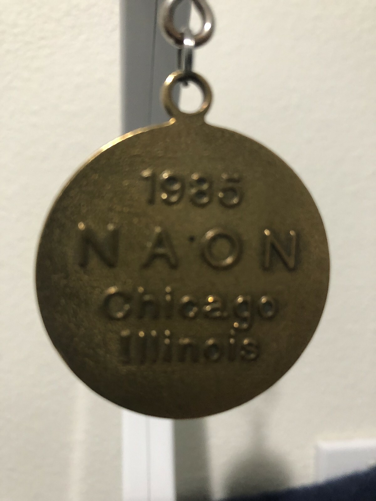HOWMEDICA ORTHOPAEDICS 1985 NAON CHICAGO ILLINOIS KEYCHAIN