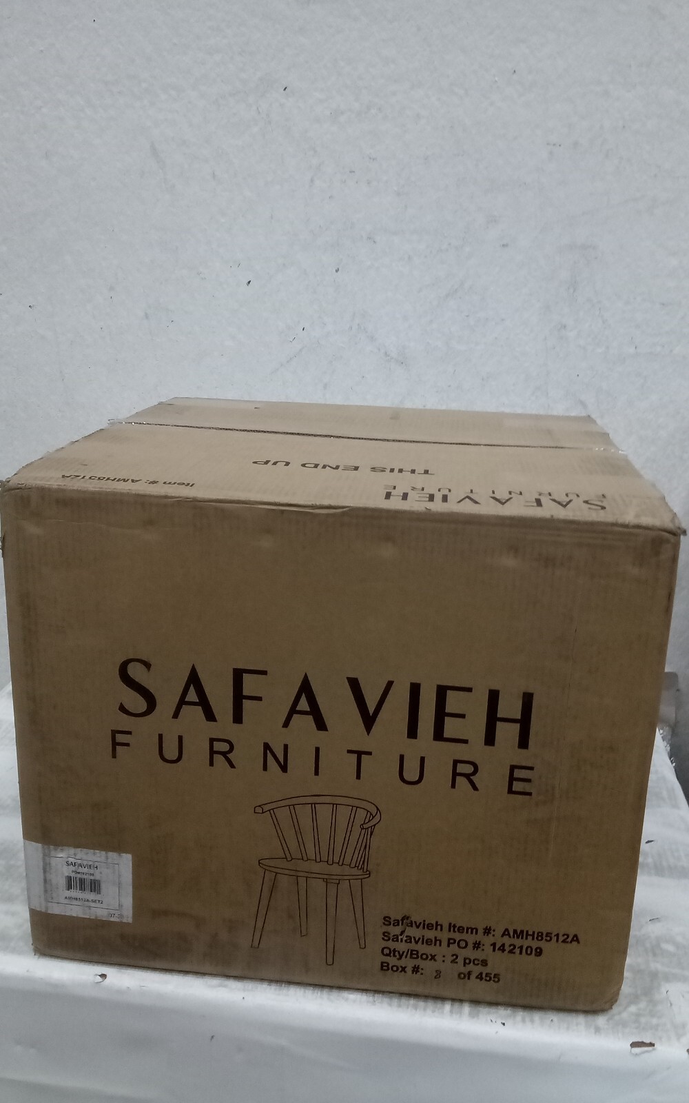 Safavieh Curved Spindle Side Chair, Reduced Price 2172726718 AMH8512A