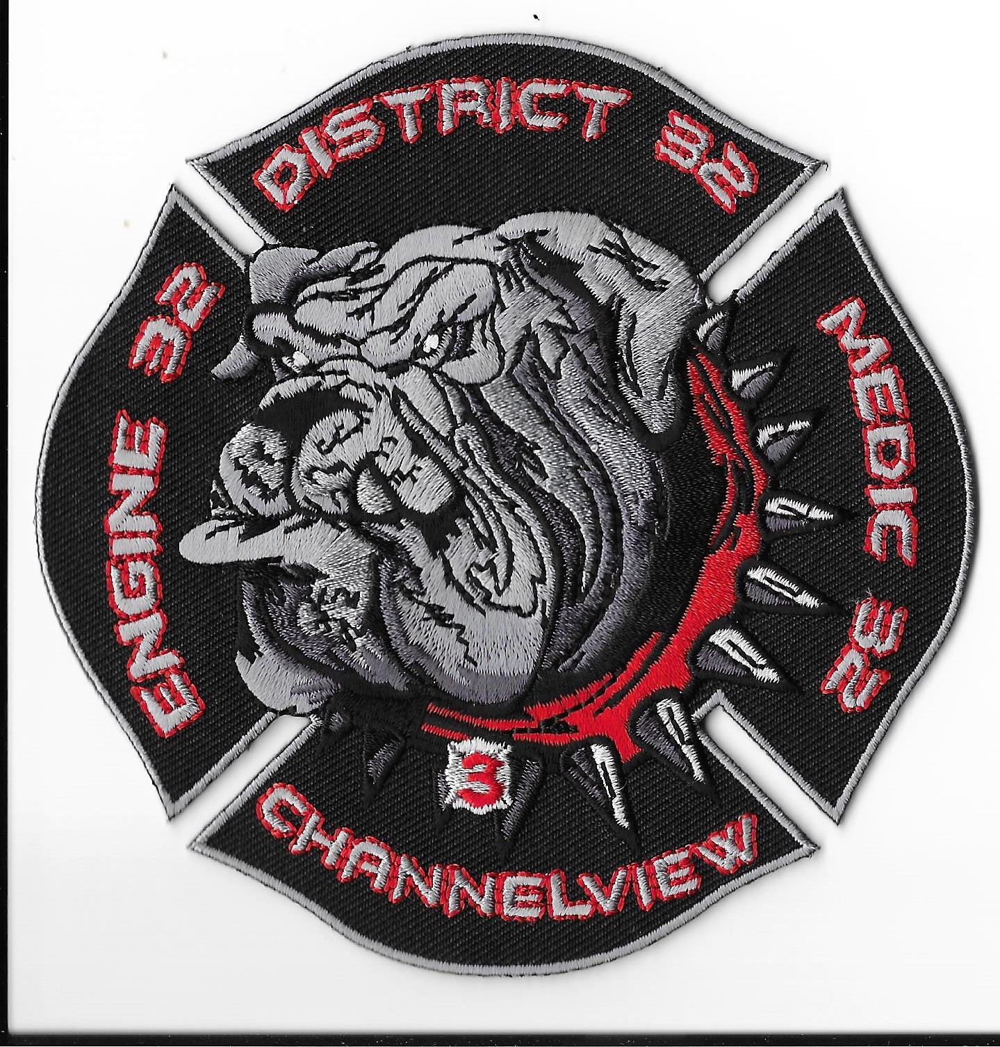 Channelview Fire Department, Texas Engine 32 District 32 Medic 32 Patch V1