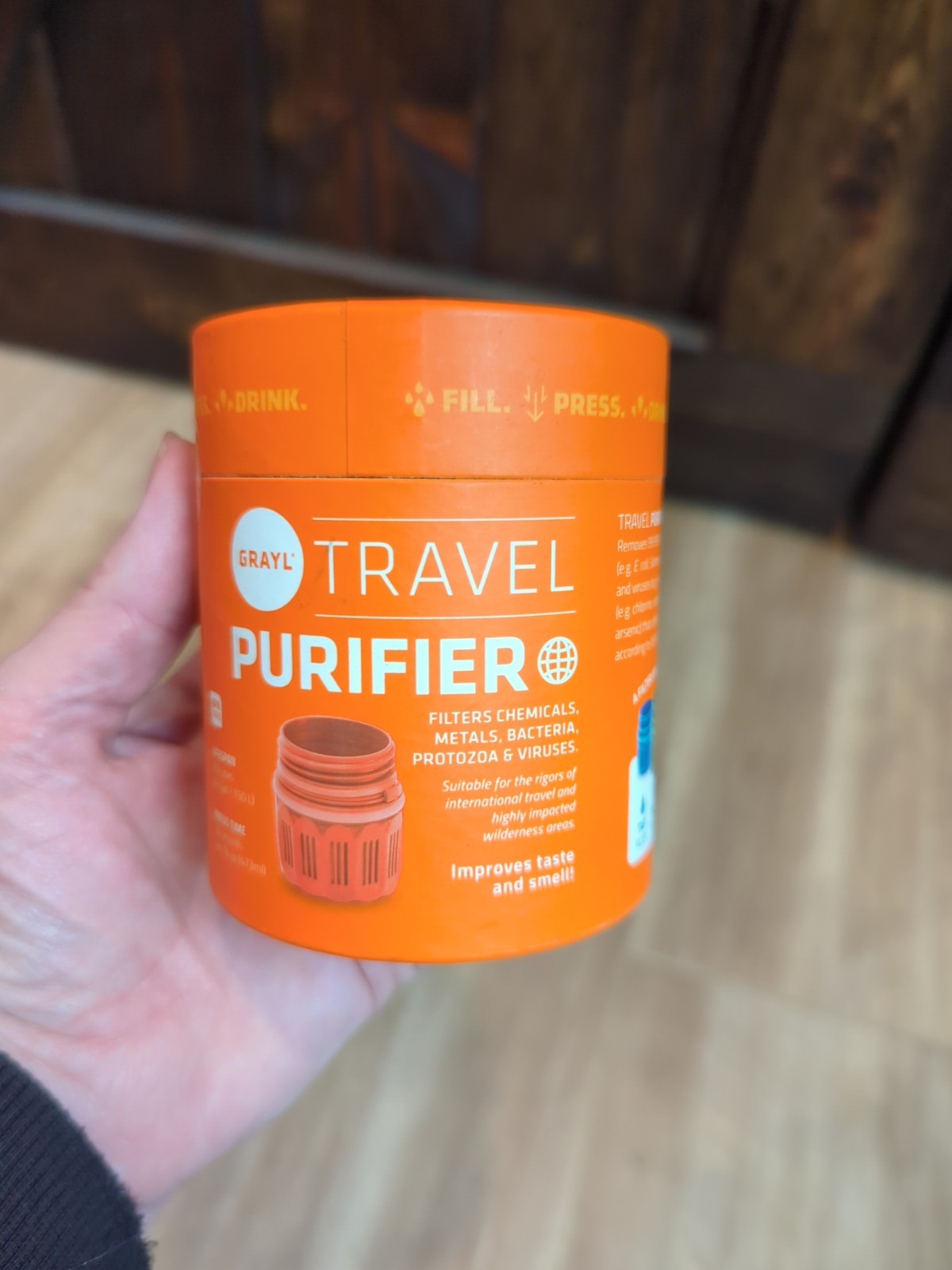 NIB Grayl Travel Water Purifier Filter Cartridge For Use With Grayl Ultrapress