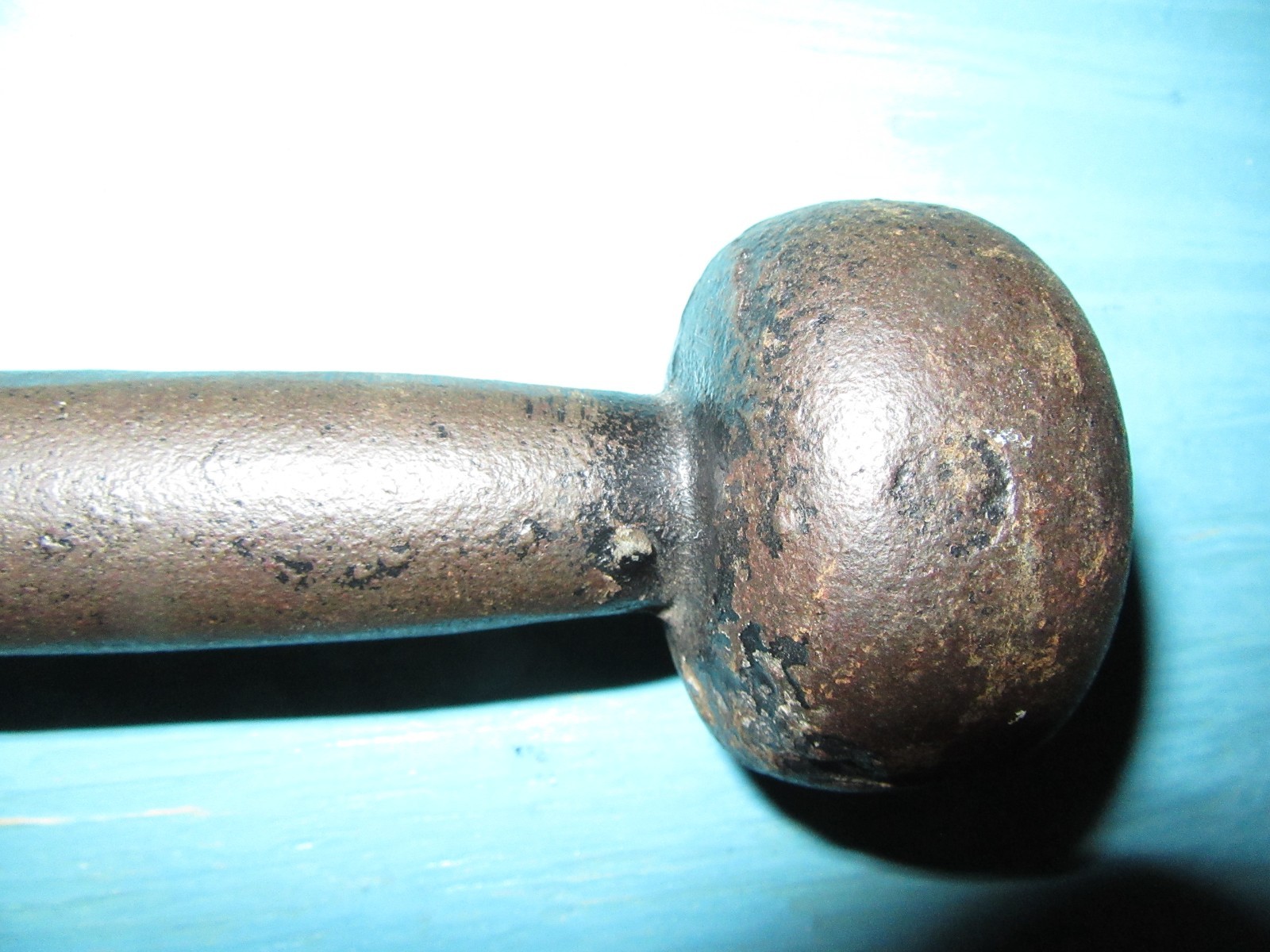 Vintage YORK 4 Pound Bun Dumbbell Single