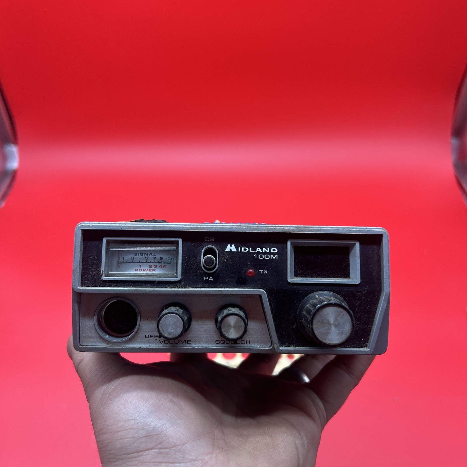 Vintage 1981 CB Radio Midland 100M *Untested*