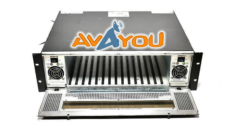 Evertz 7800FR 3RU Multi Frame for Fiber 3G HD SD 7700 Boards 2x PS + 4x Blanks