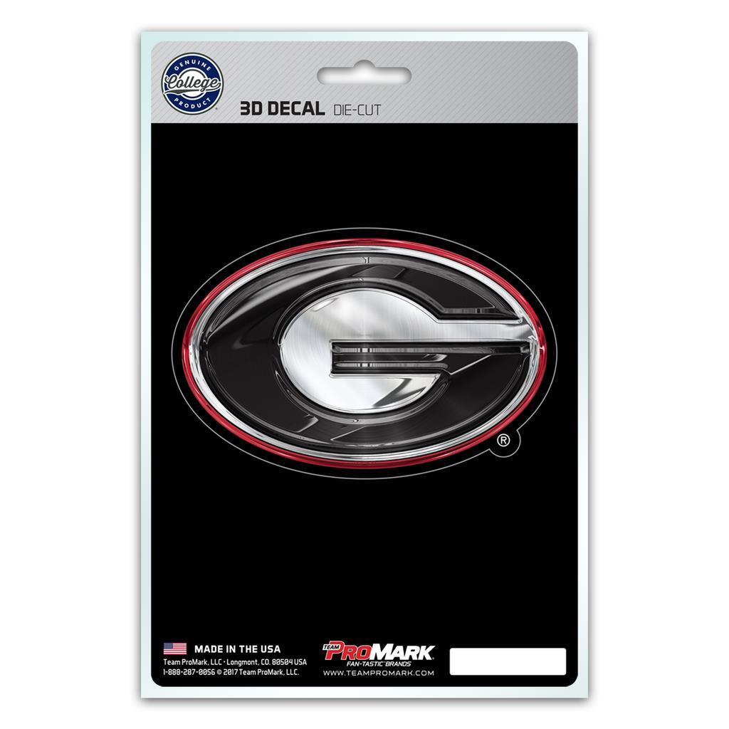 Georgia Bulldogs Die Cut 3D Logo Decal [NEW] NCAA Car Sticker Emblem Truck