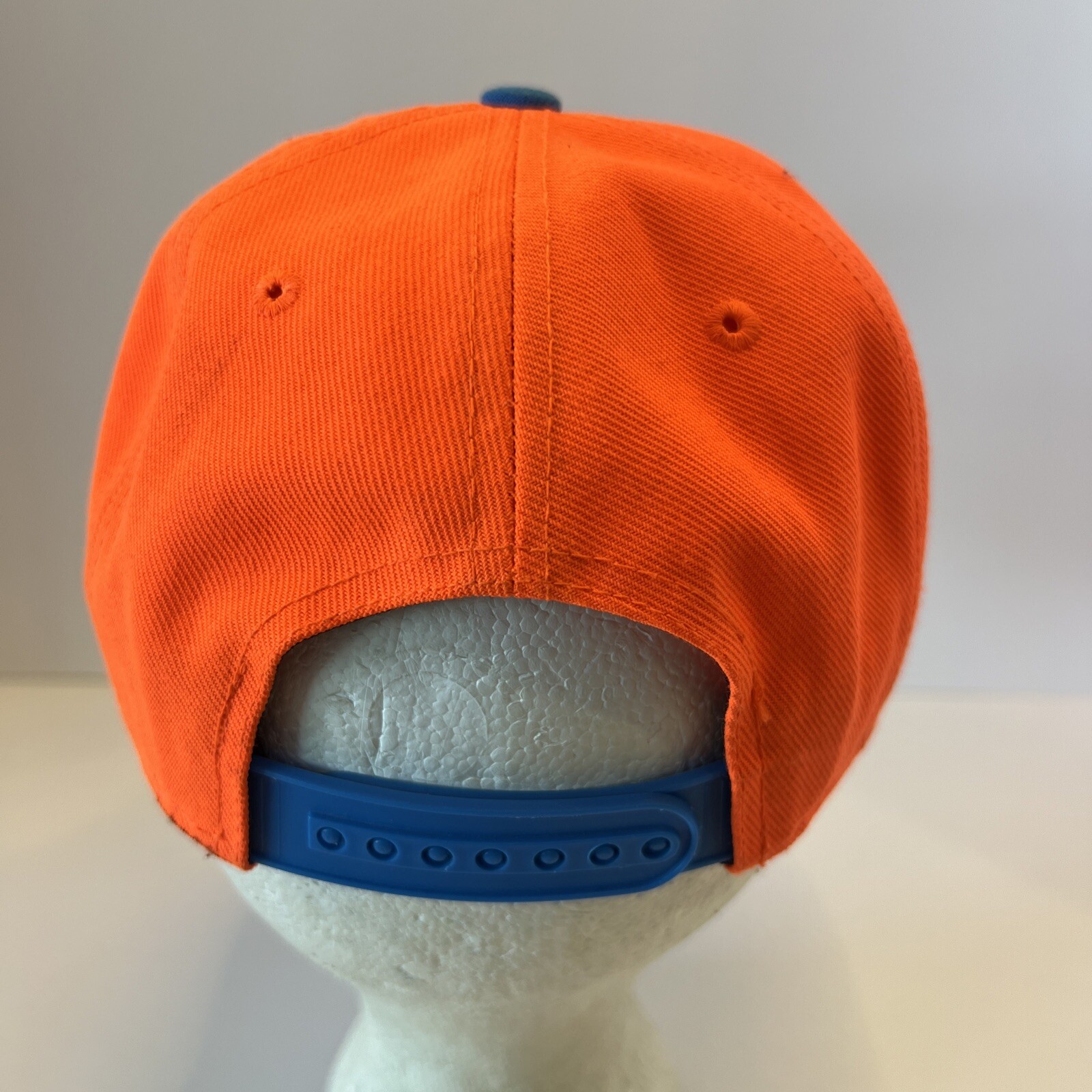 ELITE Orange w Bright Aqua Nike True Hat Cap Snapback Polyester EUC