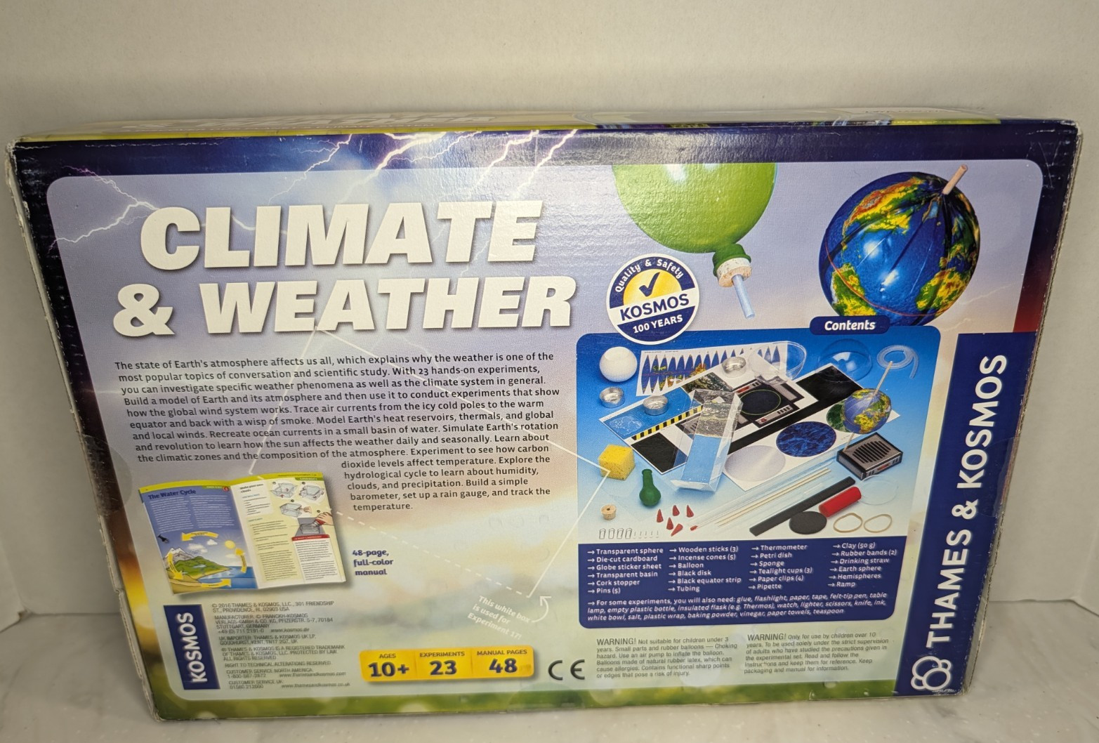 Thames & Kosmos Climate & Weather Experiment Kit-New