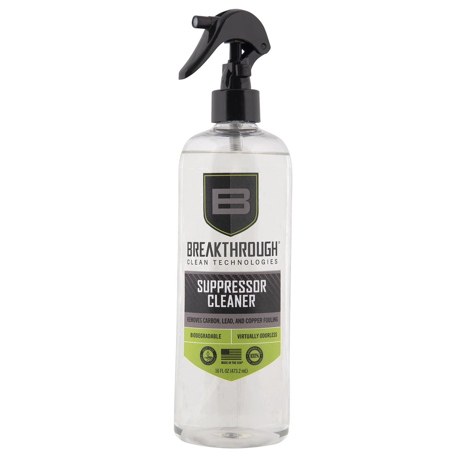 Breakthrough Clean Suppressor Cleaner - Heavy Carbon & Lead Remover