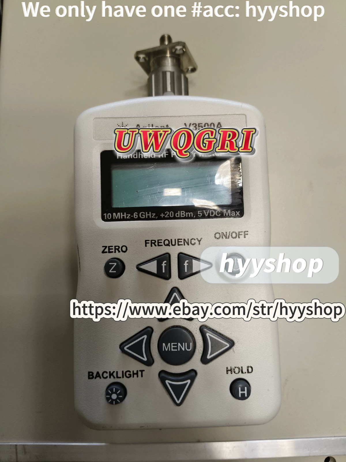 1pcs  Agilent V3500A 6G portable handheld power meter