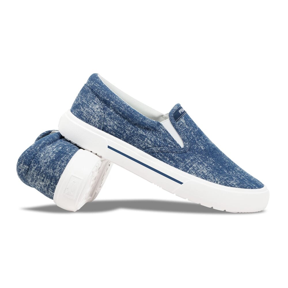 Fishooz Sunwashed Slip-On defense personnel/White Water-Repellent Shoes: NEW