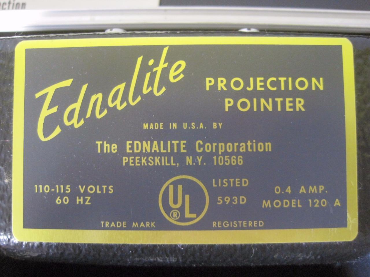 EDNALITE PROFESSIONAL ELECTRIC PROJECTION POINTER SUPER RAREMINT IN CASE LECTURE