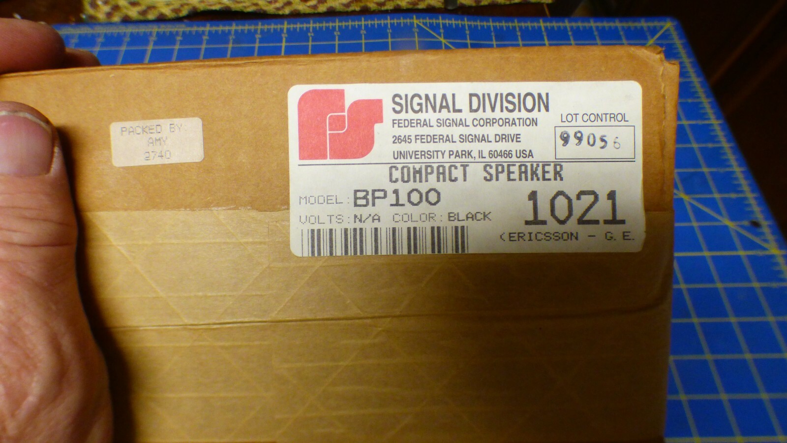 Federal Signal BP100 BP-100 Compact 100 Watt Speaker